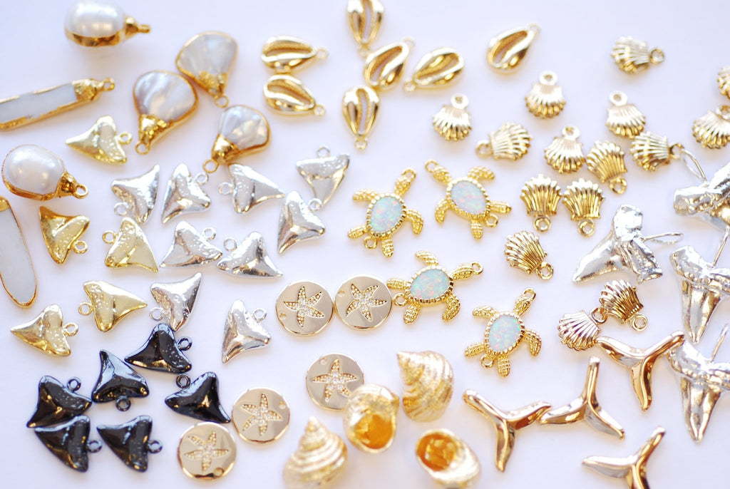 Brass Nautical Star Charms