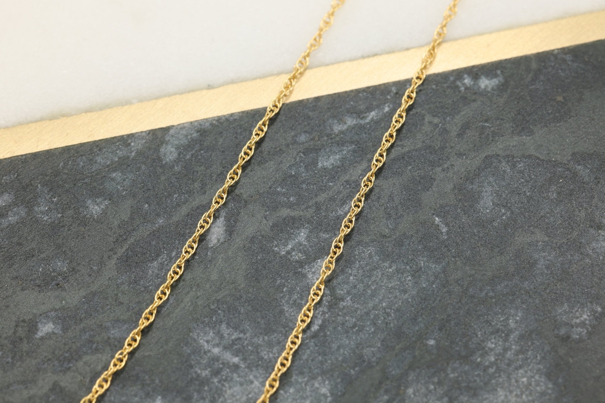 1.2mm Rope Chain, 14/20 Gold-Filled, Wholesale, Pay Per Foot, Bulk Uncut Spools For Jewelers - HarperCrown