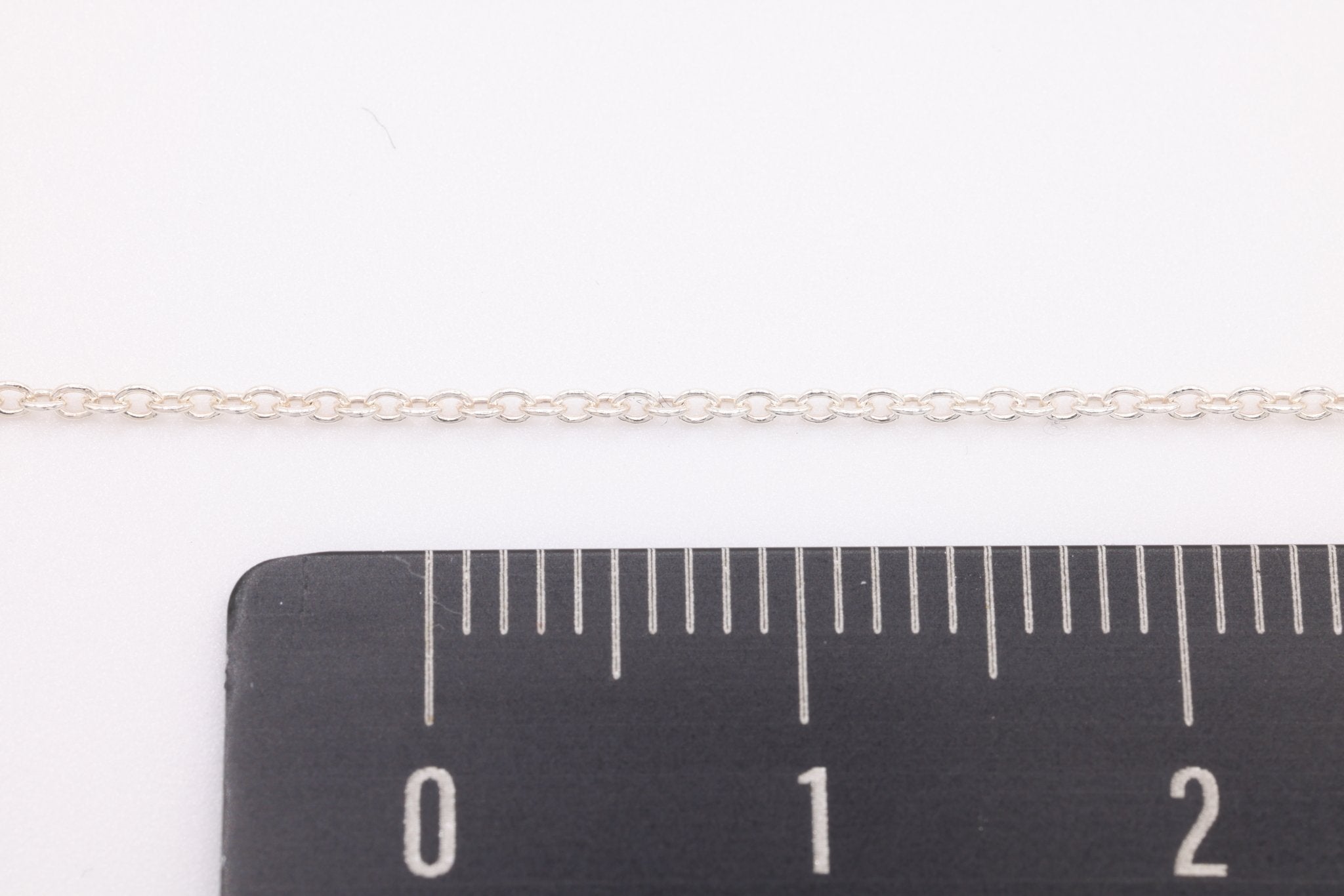 1.2mm Round Cable Chain, Gold - Filled or Sterling Silver, Bulk Pay Per Foot Uncut Spools For Jewelers - HarperCrown