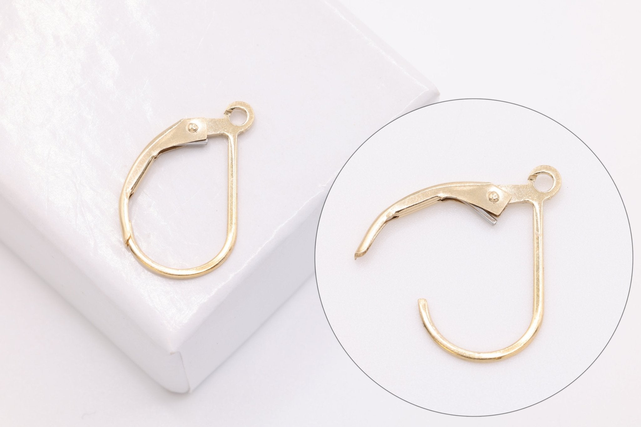 Wholesale Jewelry Supplies Leverback Earrings- 14k Gold Filled