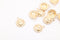 14K Gold Wholesale Filled Sun Face Charm, 14K Gold Filled, Sterling Silver, 14K Solid Gold, Celestial Charm - HarperCrown