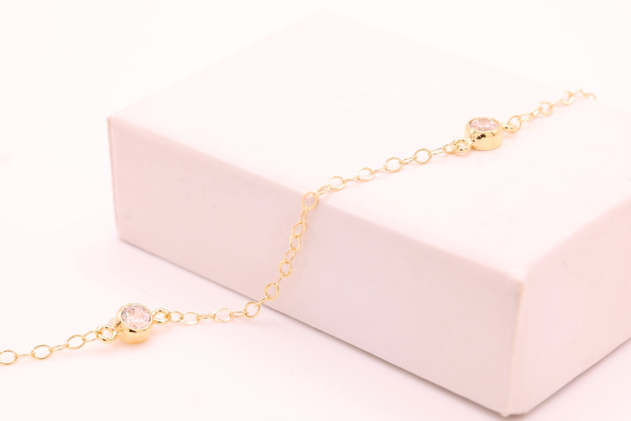 1.5mm CZ Cable Chain, 14/20 Gold - Filled, Wholesale, Pay Per Foot - HarperCrown