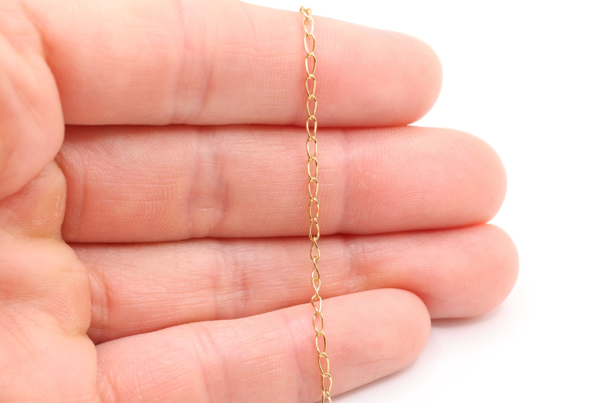 1.6mm Curb Necklace, 14/20 Gold - Filled, Wholesale, Finished and Ready to Wear - HarperCrown