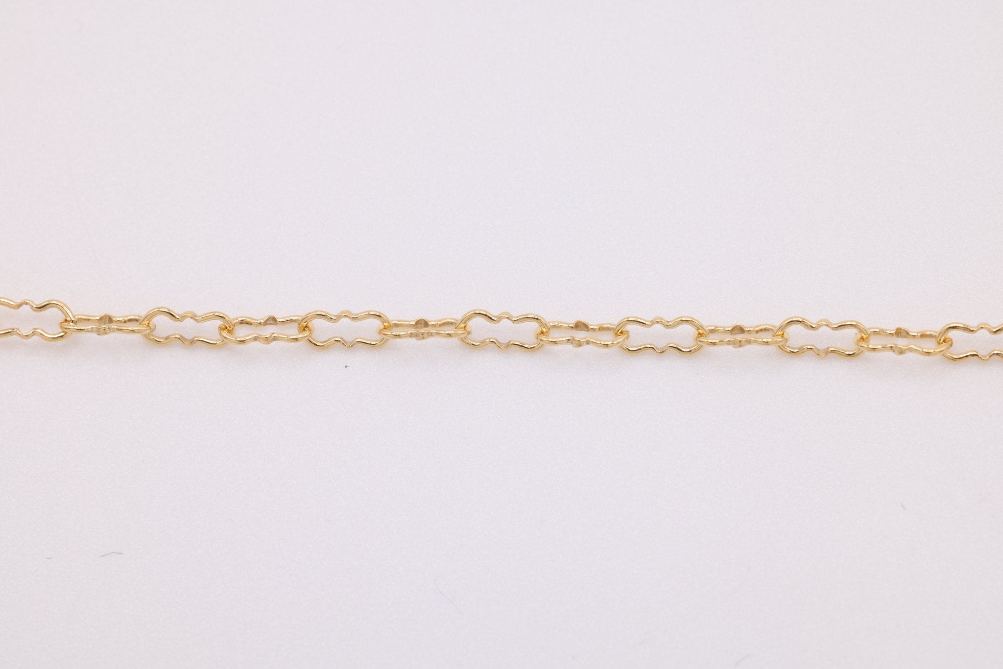 1.7mm, 2mm Krinkle Chain, Gold - Filled or Sterling Silver, Wholesale Uncut Chain for Jewelry Making - HarperCrown
