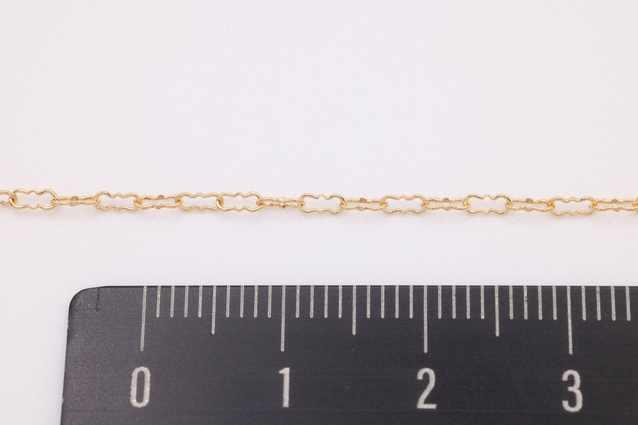 1.7mm, 2mm Krinkle Chain, Gold - Filled or Sterling Silver, Wholesale Uncut Chain for Jewelry Making - HarperCrown