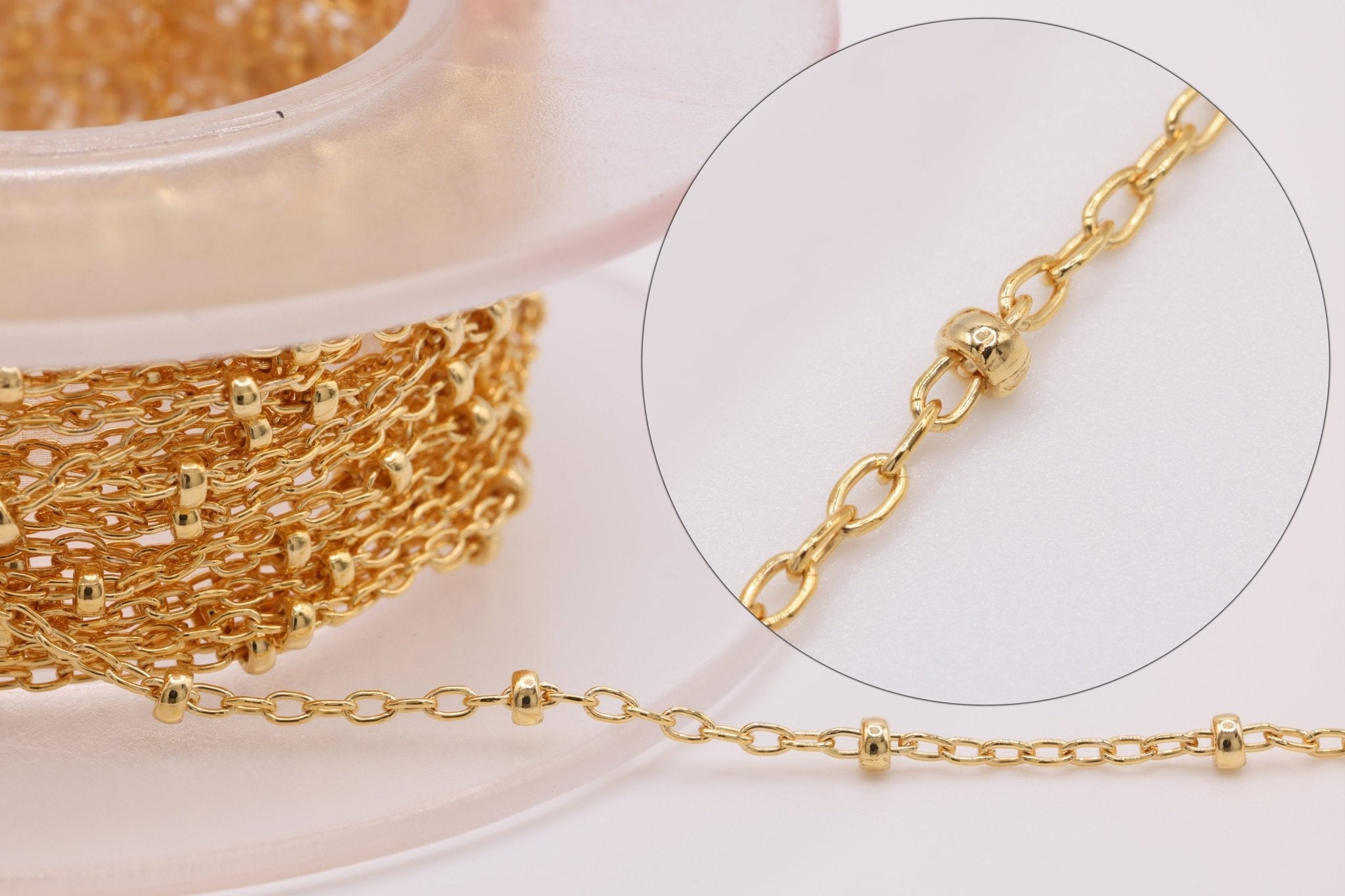 1.8mm Satellite Necklace, 14/20 Gold - Filled, Wholesale, Finished and Ready to Wear - HarperCrown