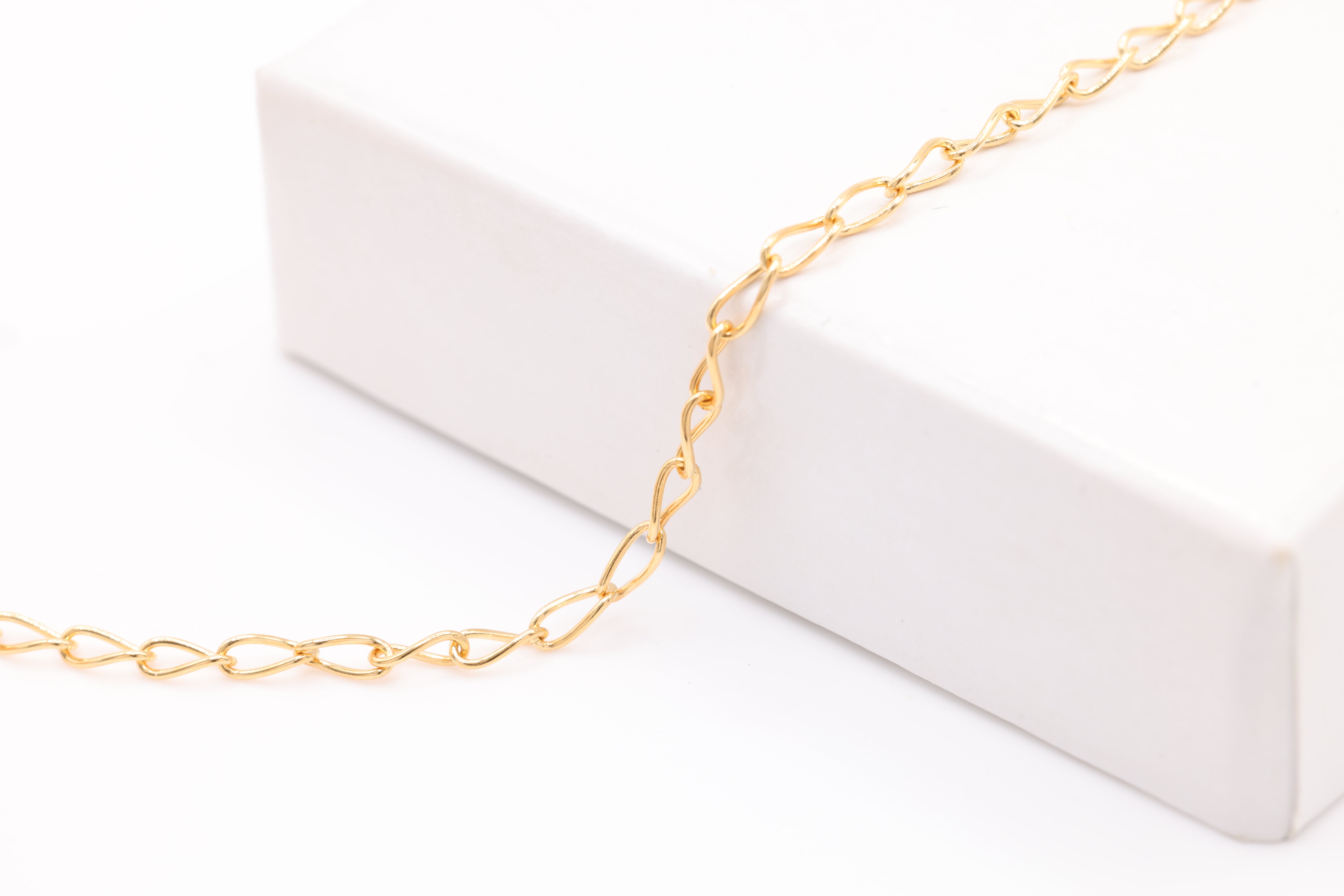 1.6mm Curb Chain, 14/20 Gold-Filled, Wholesale, Pay Per Foot Jewelry Making Chain