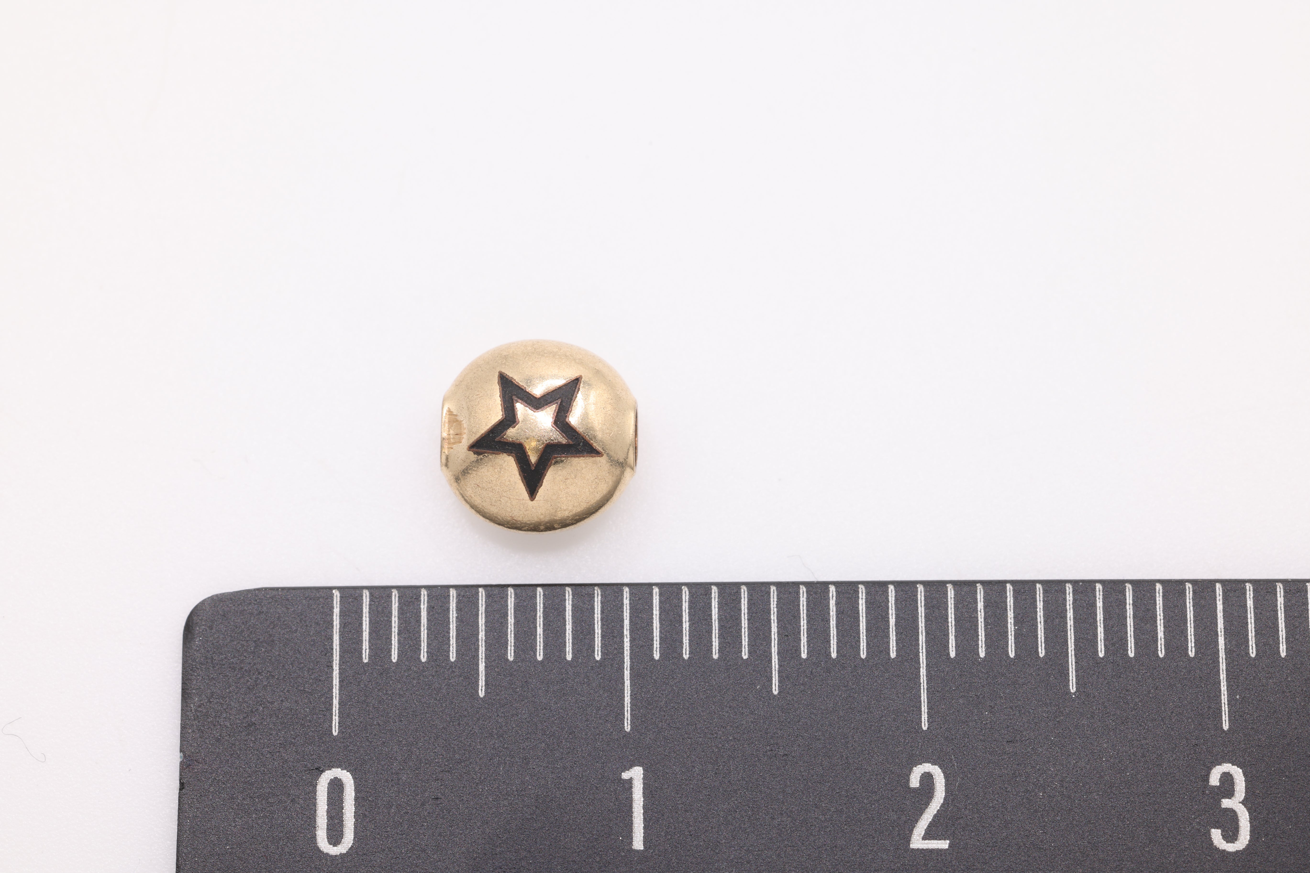 Star Bead Charm, 14/20 Gold-Filled, 7mm