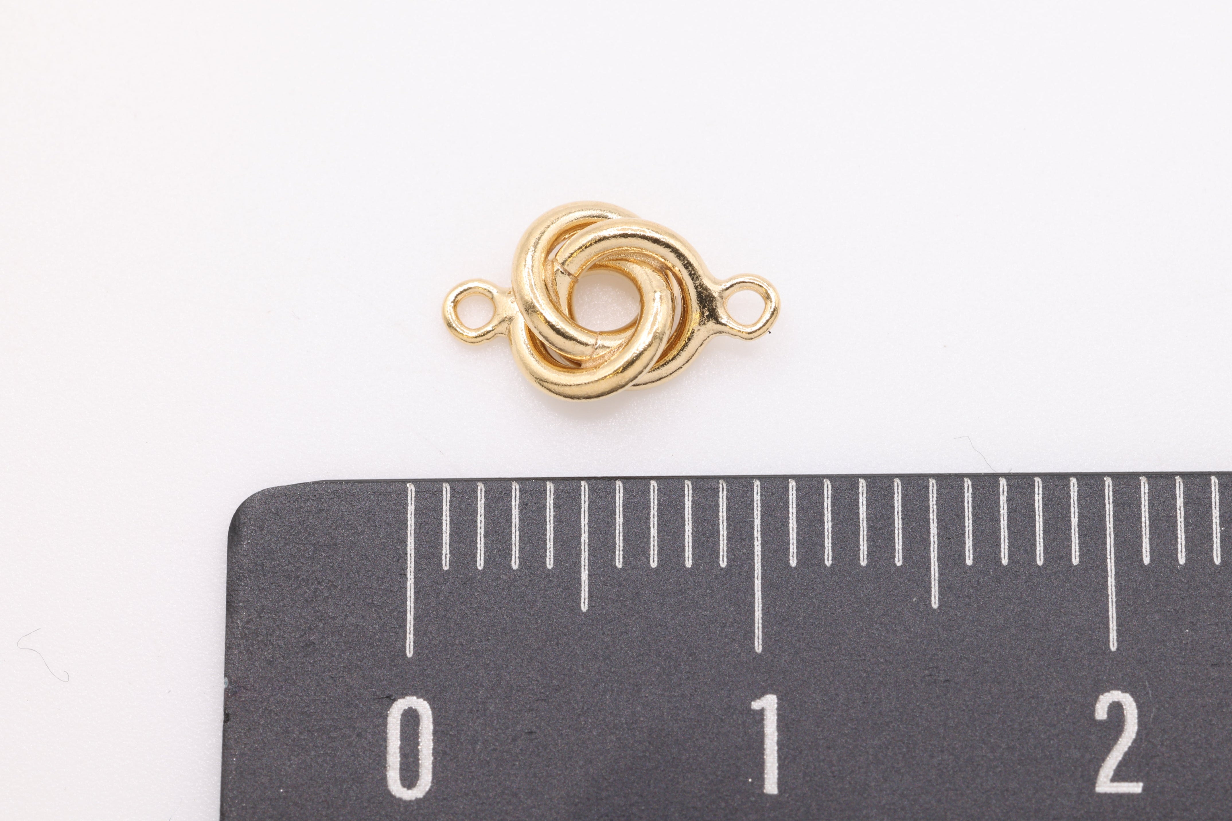 Love Knot Connector, 14/20 Gold-Filled, Permanent Jewelry Wholesale Findings