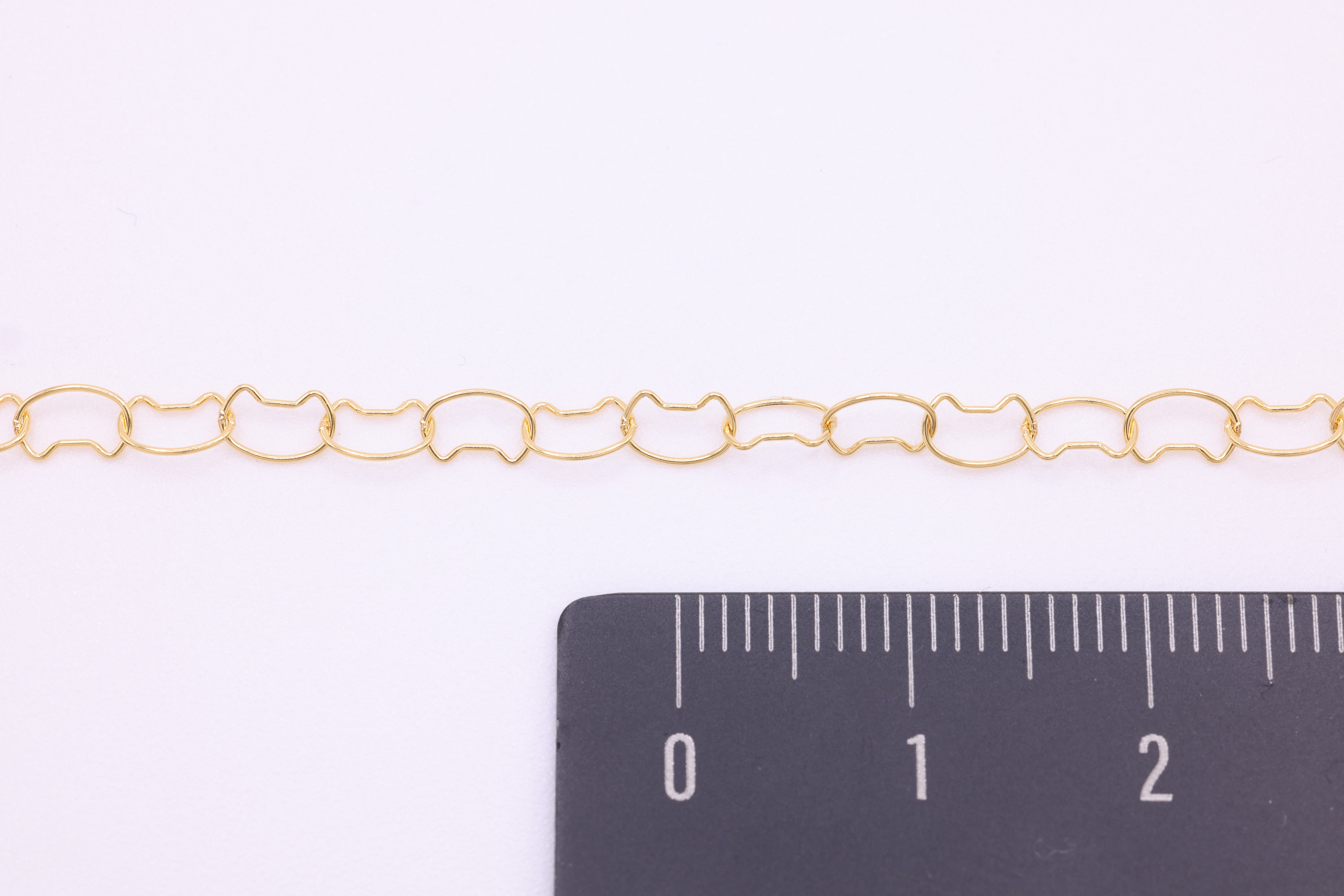 3.5mm x 5mm Cat Chain, 14/20 Gold-Filled, Wholesale, Pay Per Foot, Jewelry Making Chain