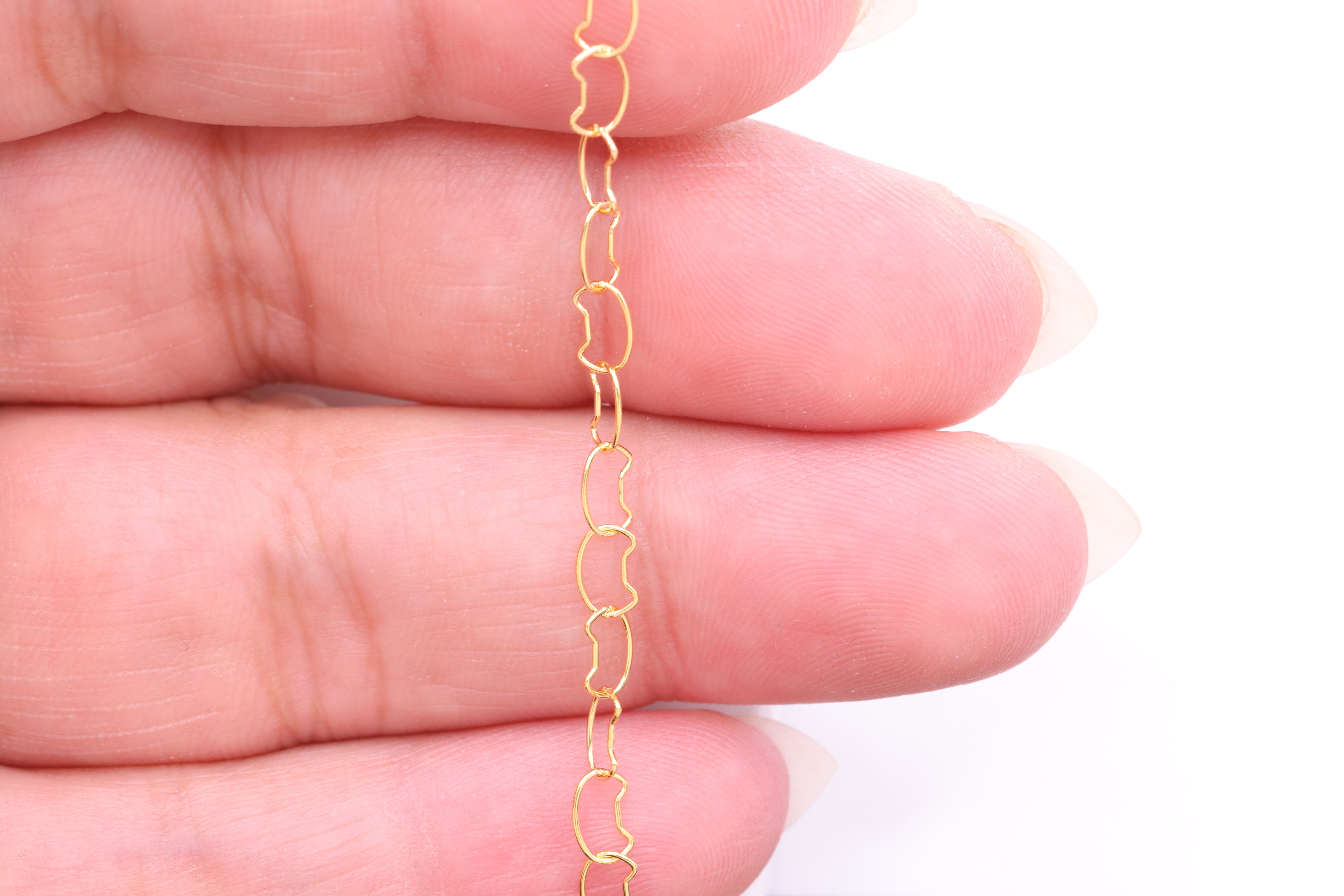 3.5mm x 5mm Cat Chain, 14/20 Gold-Filled, Wholesale, Pay Per Foot, Jewelry Making Chain