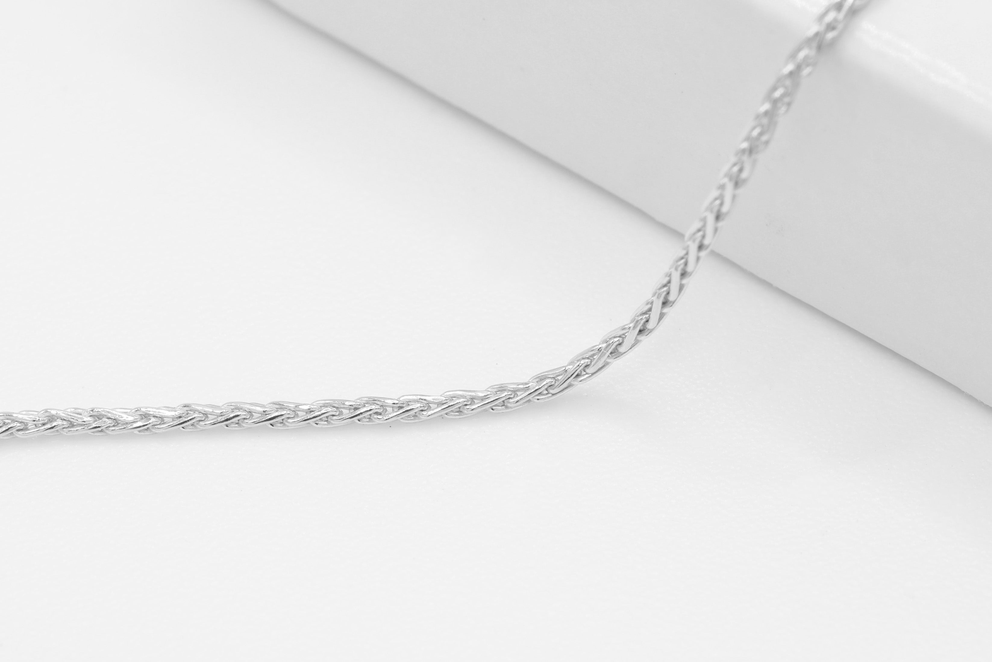 1mm Wheat Chain, 925 Sterling Silver, Wholesale, Pay Per Foot, Jewelry Making Chain