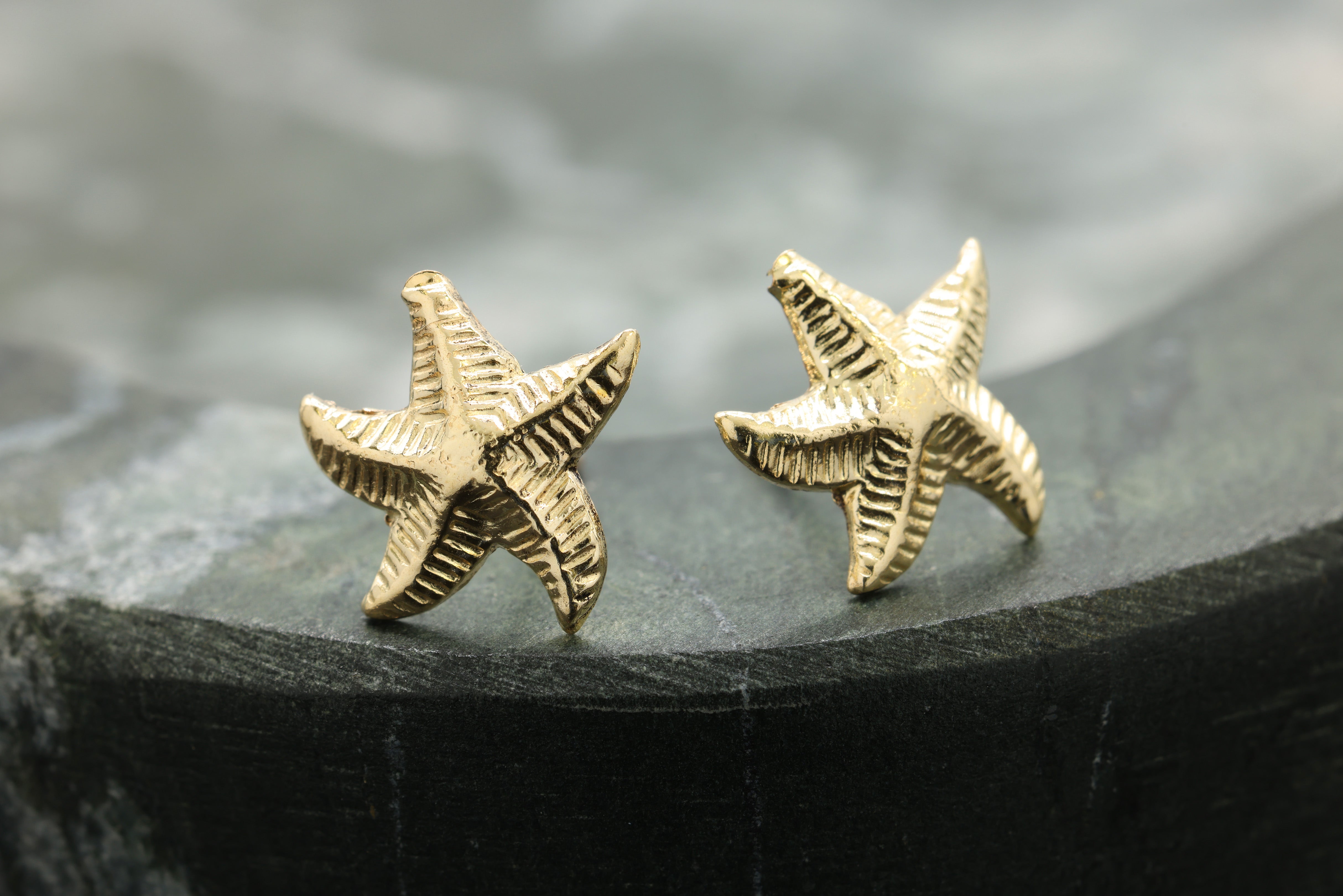 Starfish Stud Earring, 14/20 Gold-Filled, 10mm x 10mm, Wholesale, Pay Per Piece