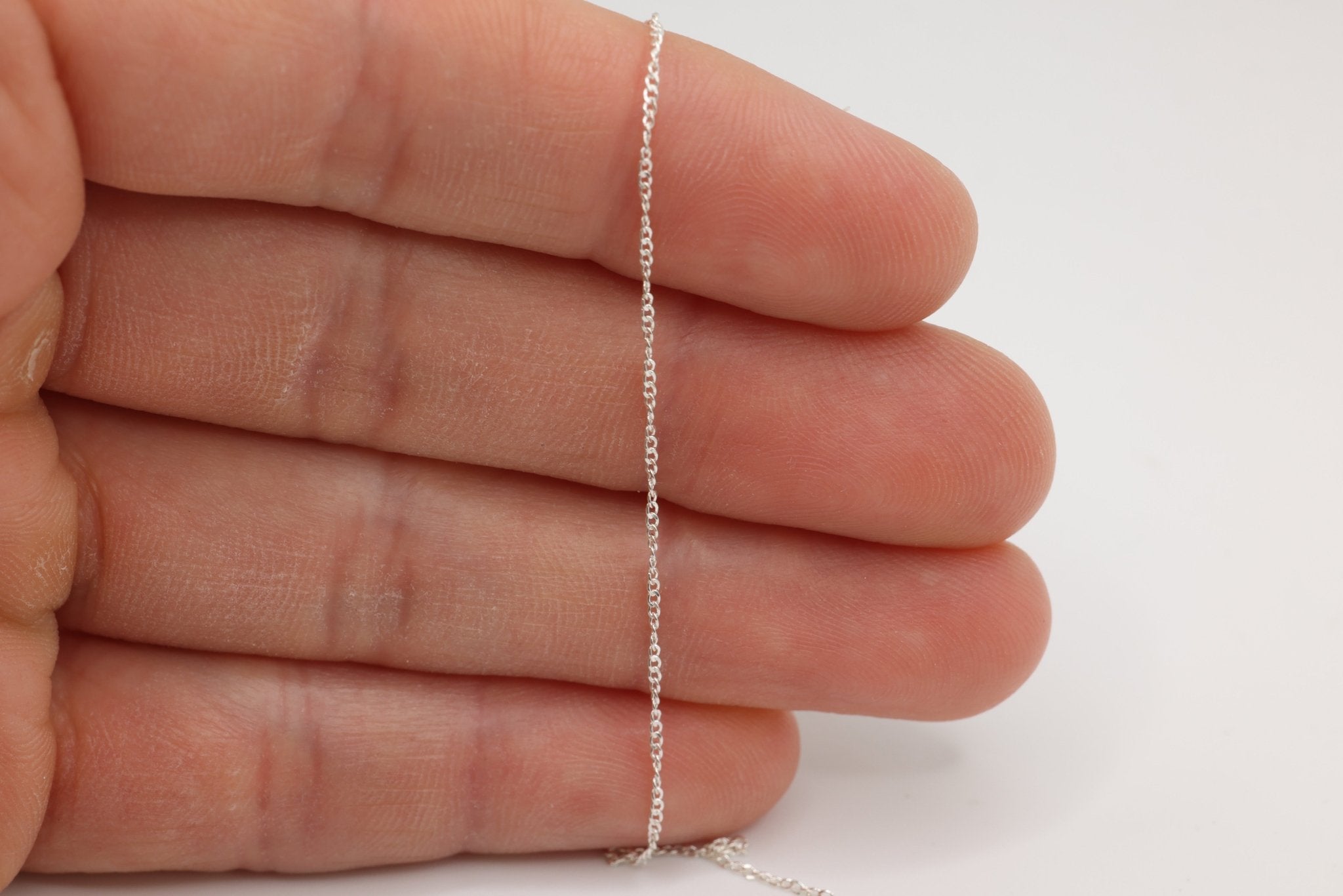 1mm Singapore Chain, 925 Sterling Silver, Wholesale, Pay Per Foot, Jewelry Making Chain - HarperCrown