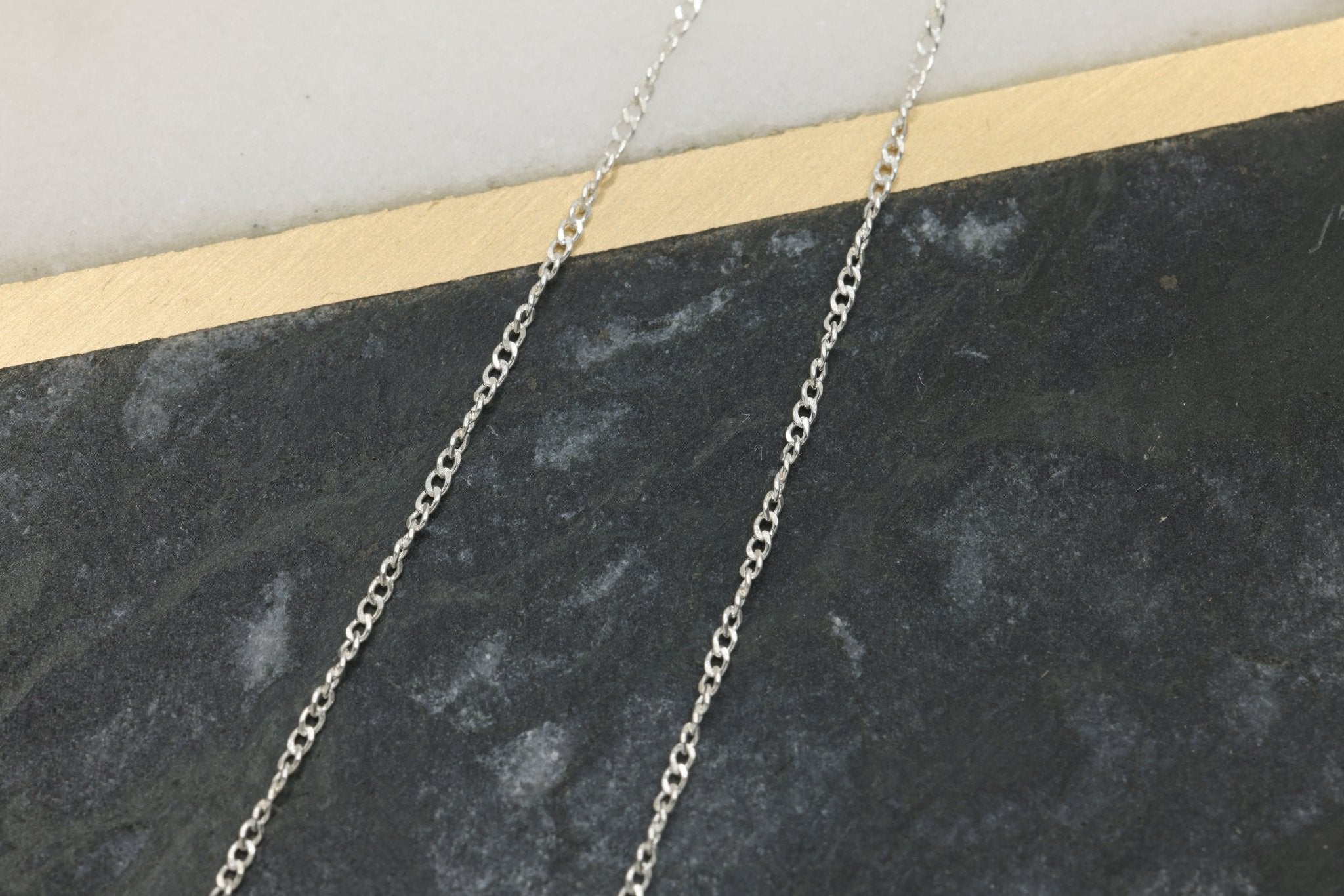 1mm Singapore Chain, 925 Sterling Silver, Wholesale, Pay Per Foot, Jewelry Making Chain - HarperCrown