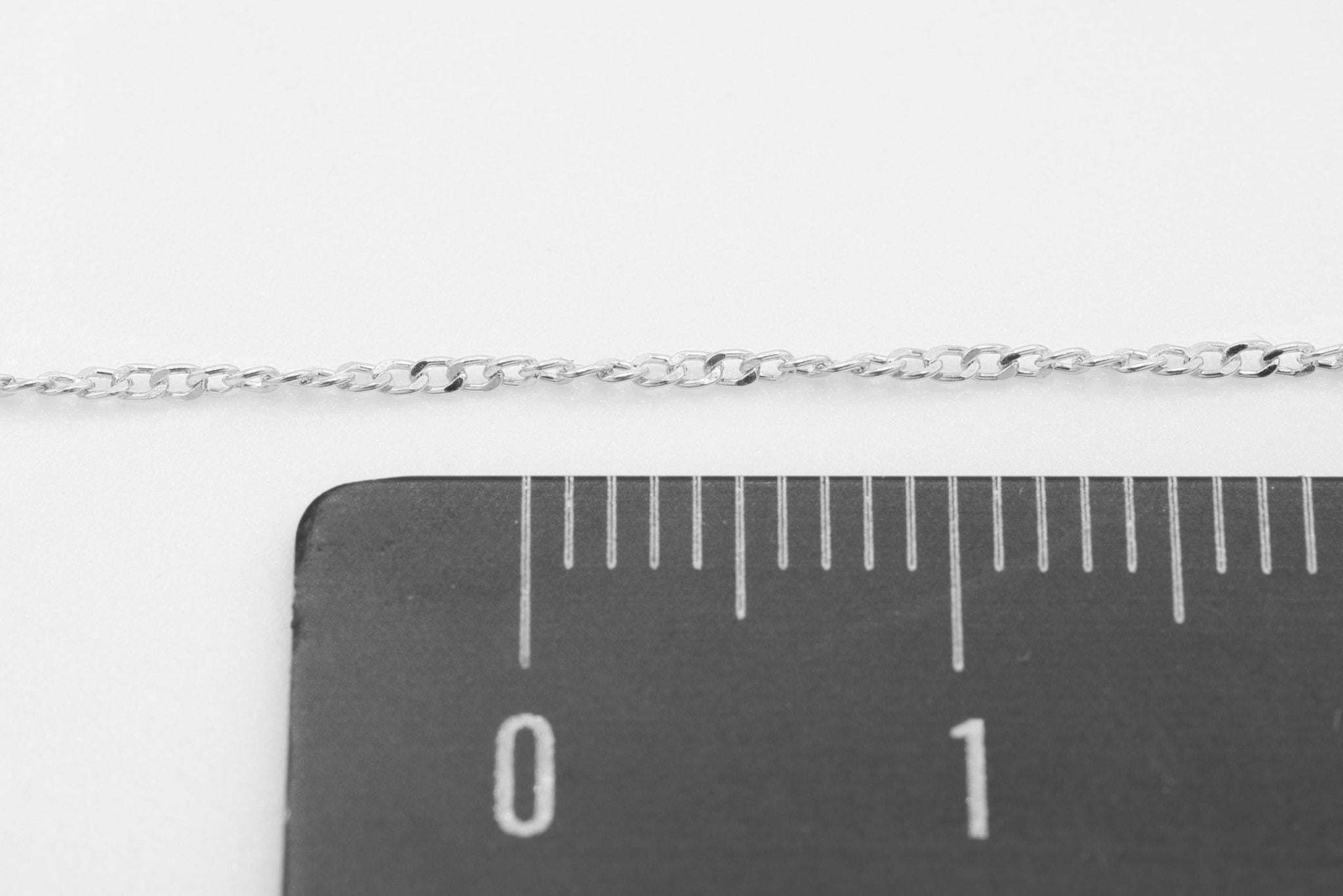 1mm Singapore Chain, 925 Sterling Silver, Wholesale, Pay Per Foot, Jewelry Making Chain - HarperCrown