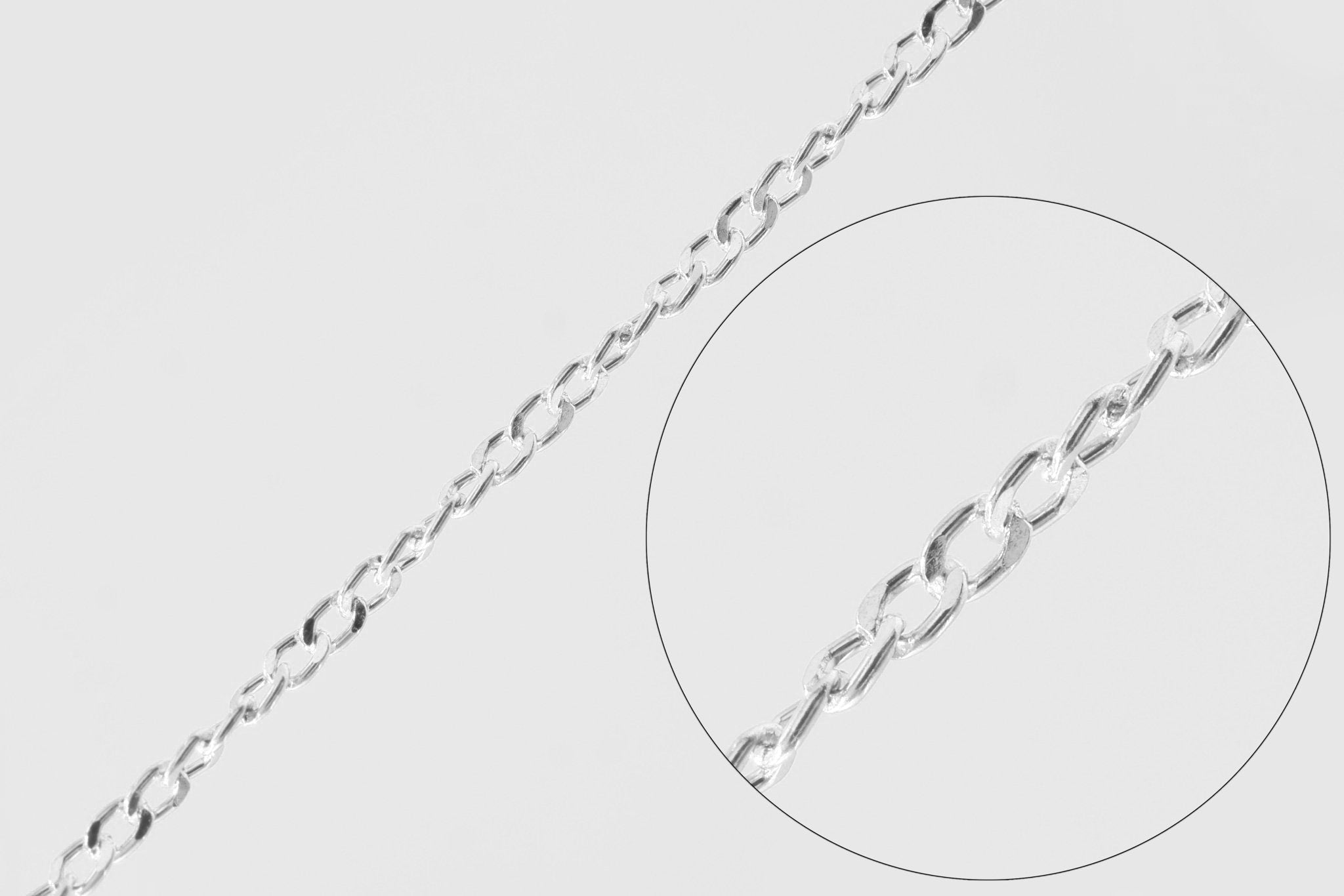 1mm Singapore Chain, 925 Sterling Silver, Wholesale, Pay Per Foot, Jewelry Making Chain