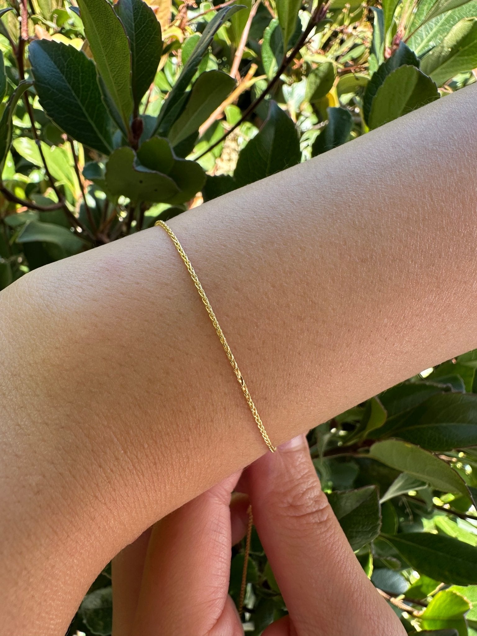 1mm Wheat Chain, 14/20 Gold-Filled, Wholesale, Pay Per Foot, Jewelry Making Chain - HarperCrown