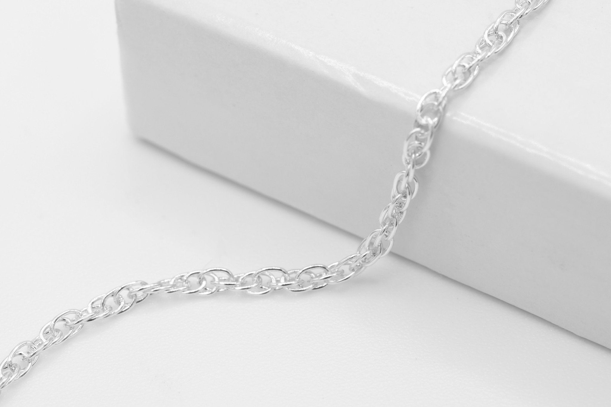 2mm Rope Chain, 925 Sterling Silver, Wholesale, Pay Per Foot, Bulk Uncut Spools For Jewelers - HarperCrown