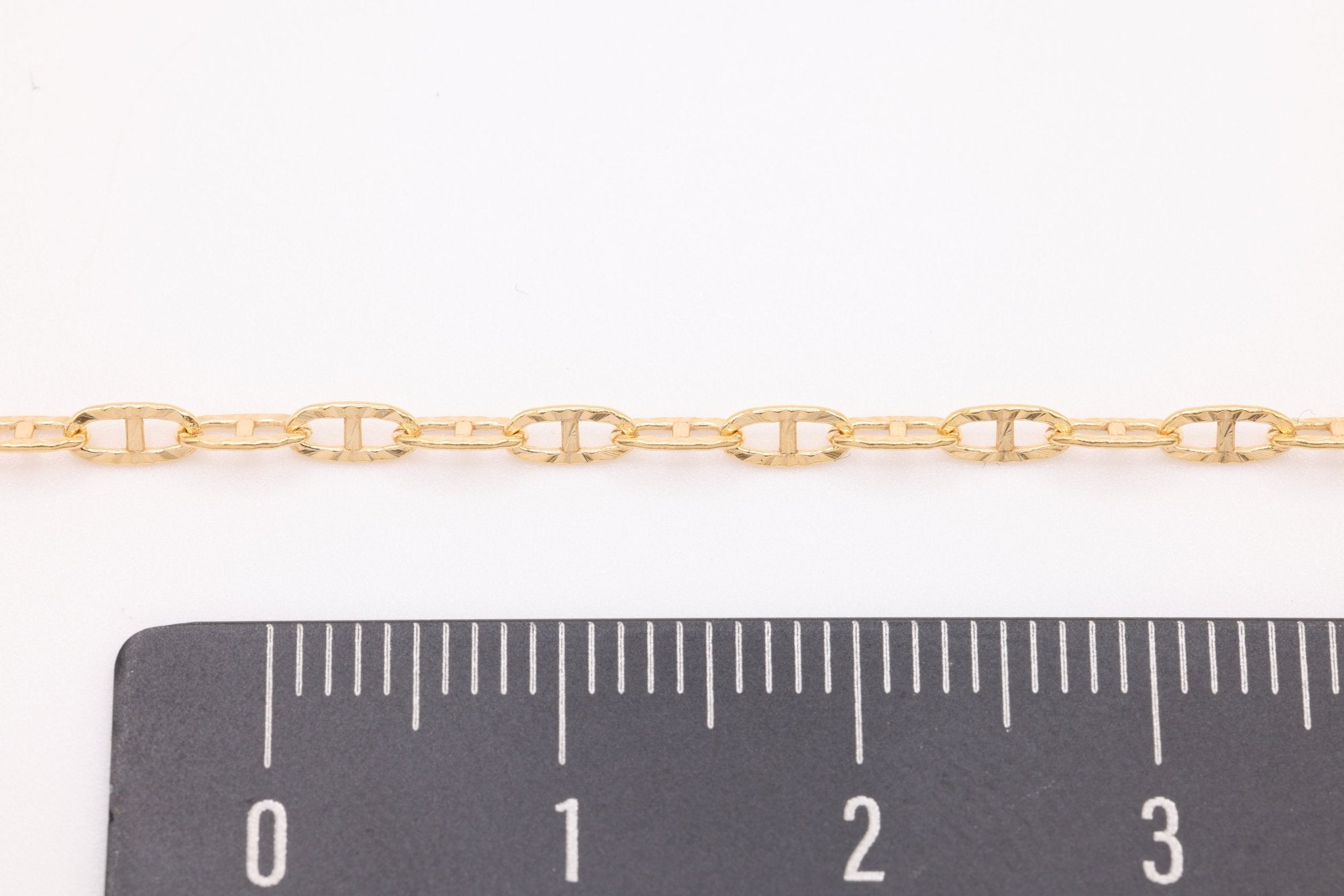 2mm x 4mm Mariner Anchor Starburst Chain, 14/20 Gold - Filled - HarperCrown