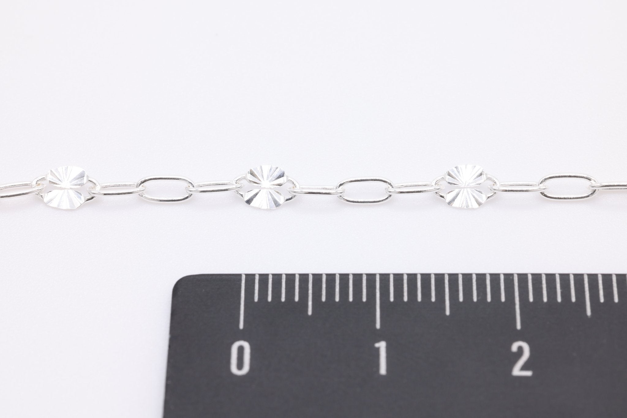 3.3mm Starburst Diamond Cut Chain, 14K Gold-Filled, Pay Per Foot, Jewelry Making Chain - HarperCrown