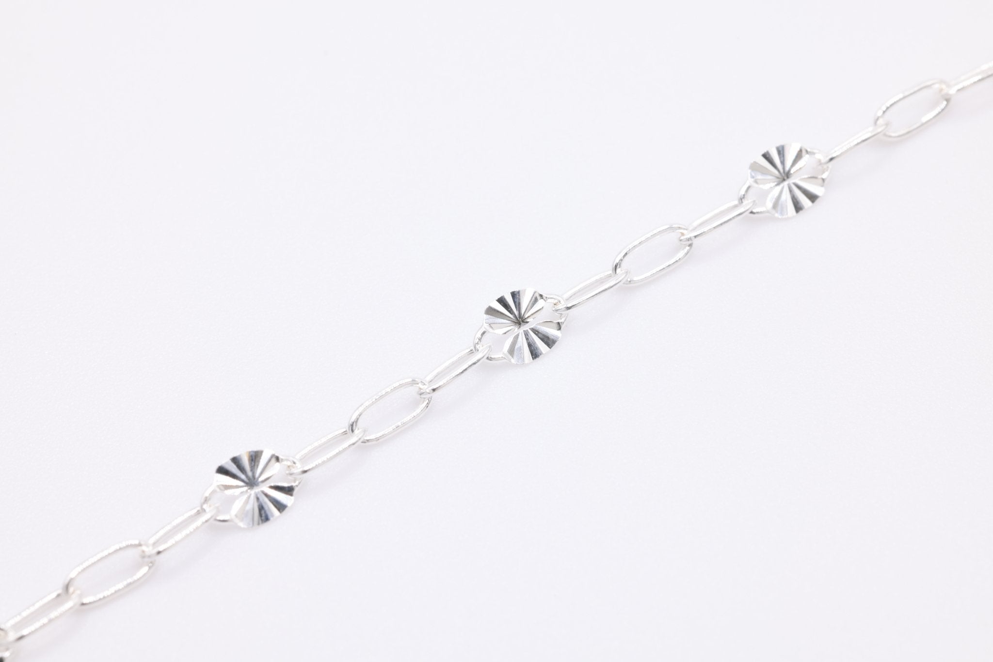 3.3mm Starburst Diamond Cut Chain, 14K Gold-Filled, Pay Per Foot, Jewelry Making Chain - HarperCrown