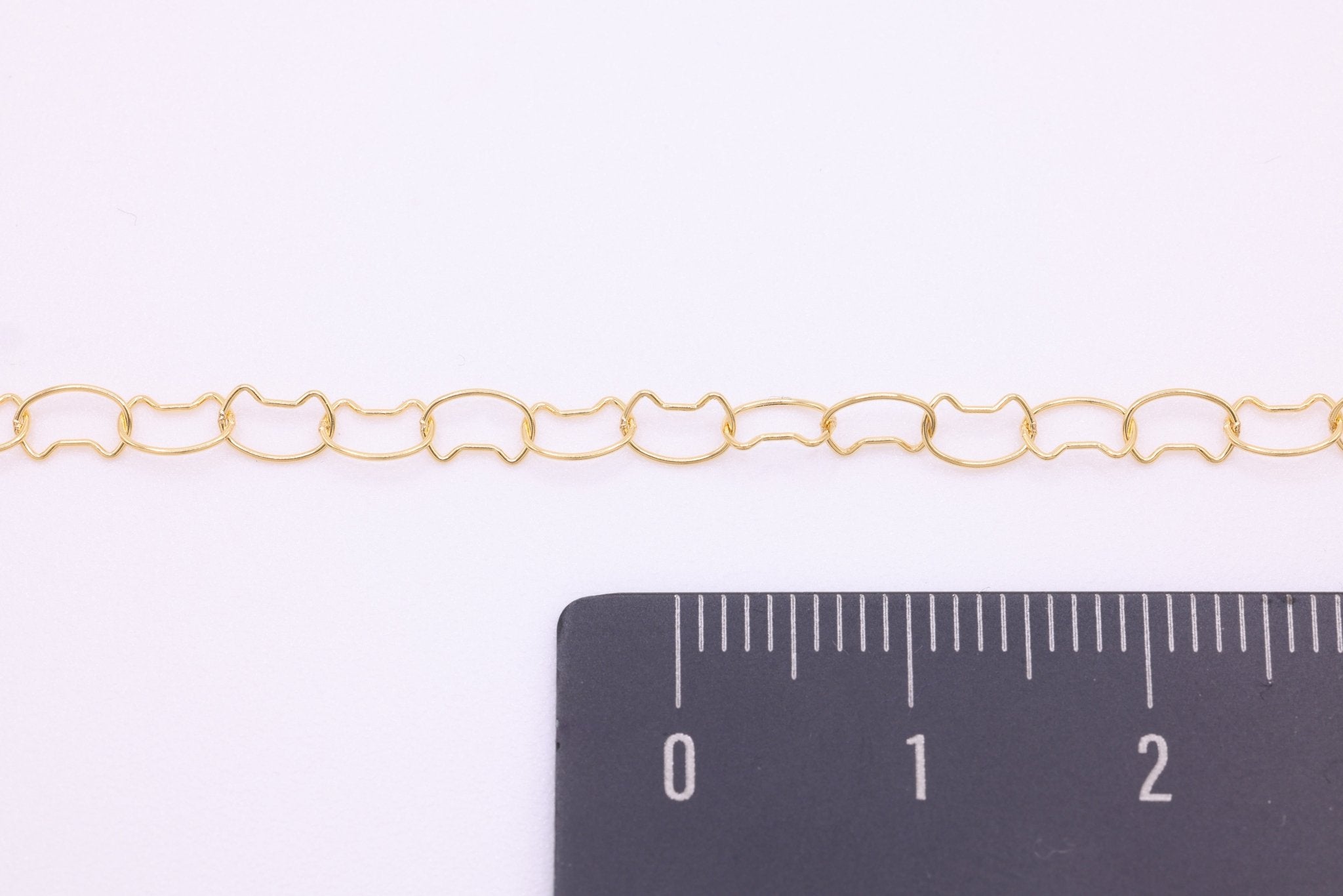 3.5mm x 5mm Cat Chain, 14/20 Gold - Filled, Wholesale, Pay Per Foot, Jewelry Making Chain - HarperCrown