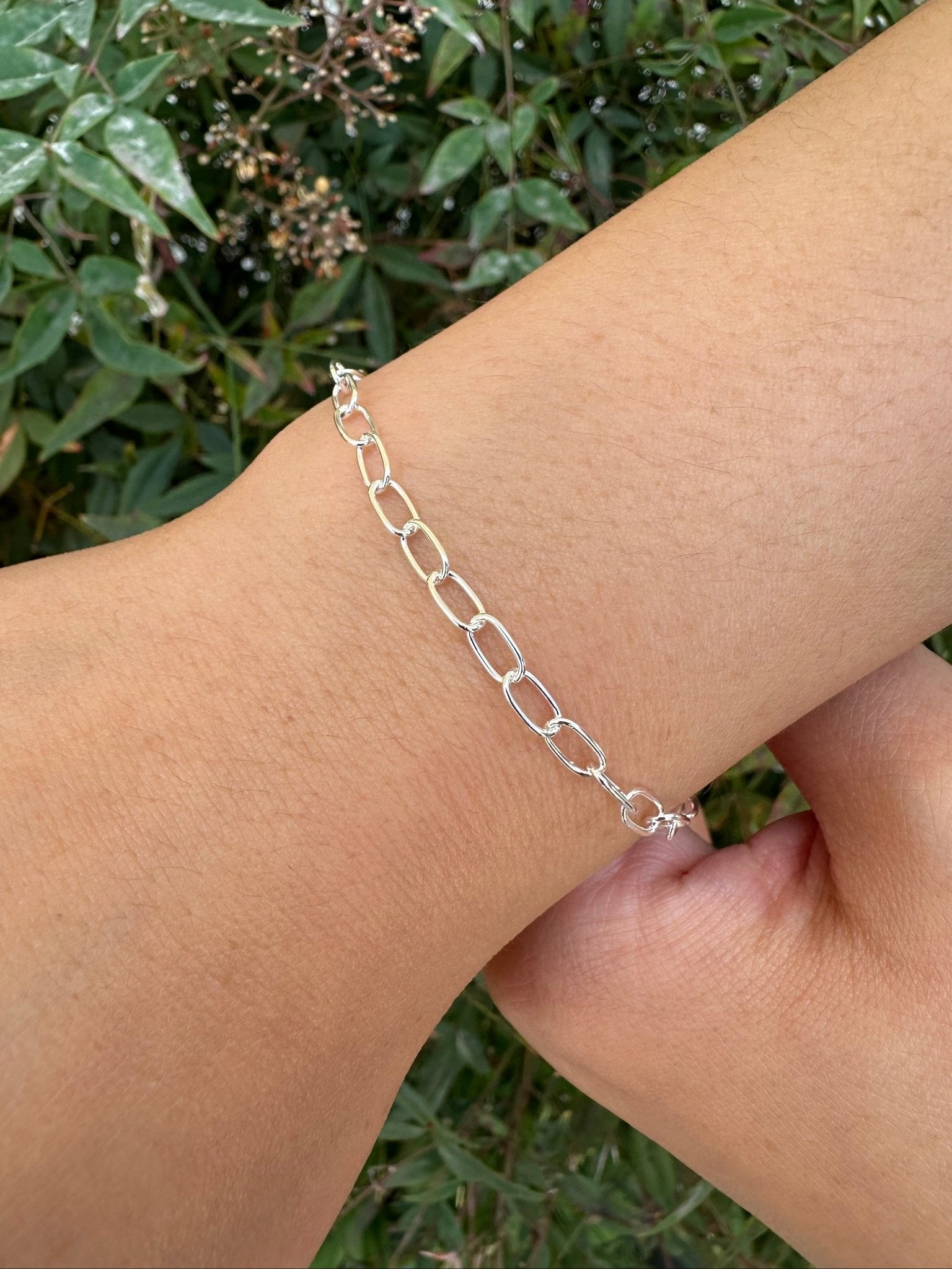 3.5mm x 6mm Oval Cable Chain, 925 Sterling Silver, Wholesale, Pay Per Foot, Jewelry Making Chain - HarperCrown