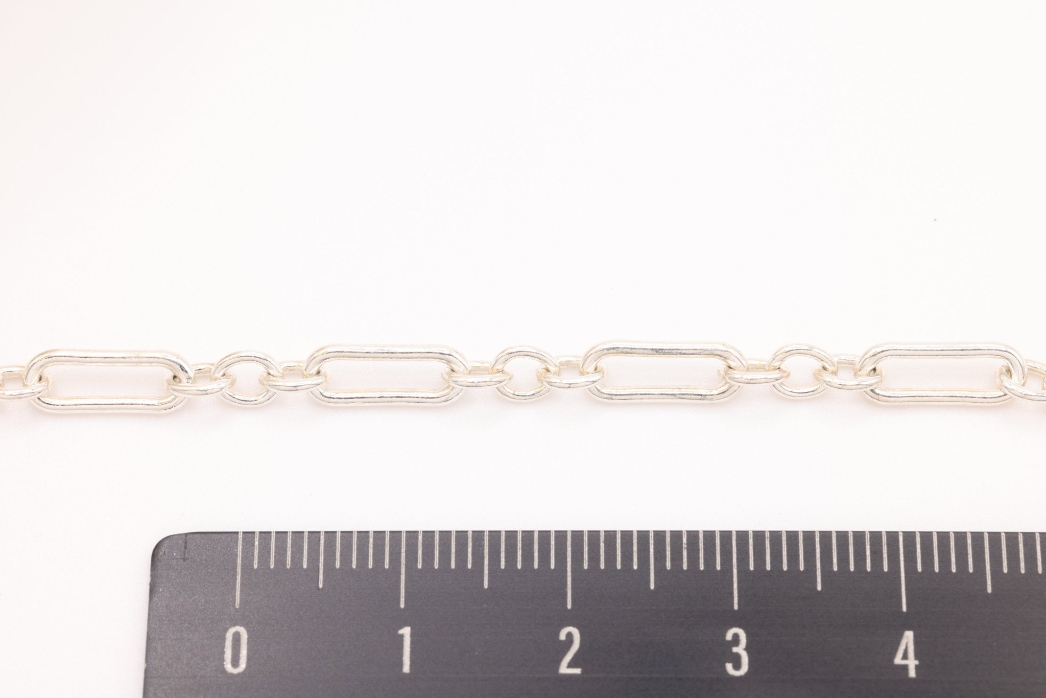 3mm Long & Short Cable Chain, Gold - Filled or Sterling Silver, Bulk Pay Per Foot Uncut Spools For Jewelers - HarperCrown