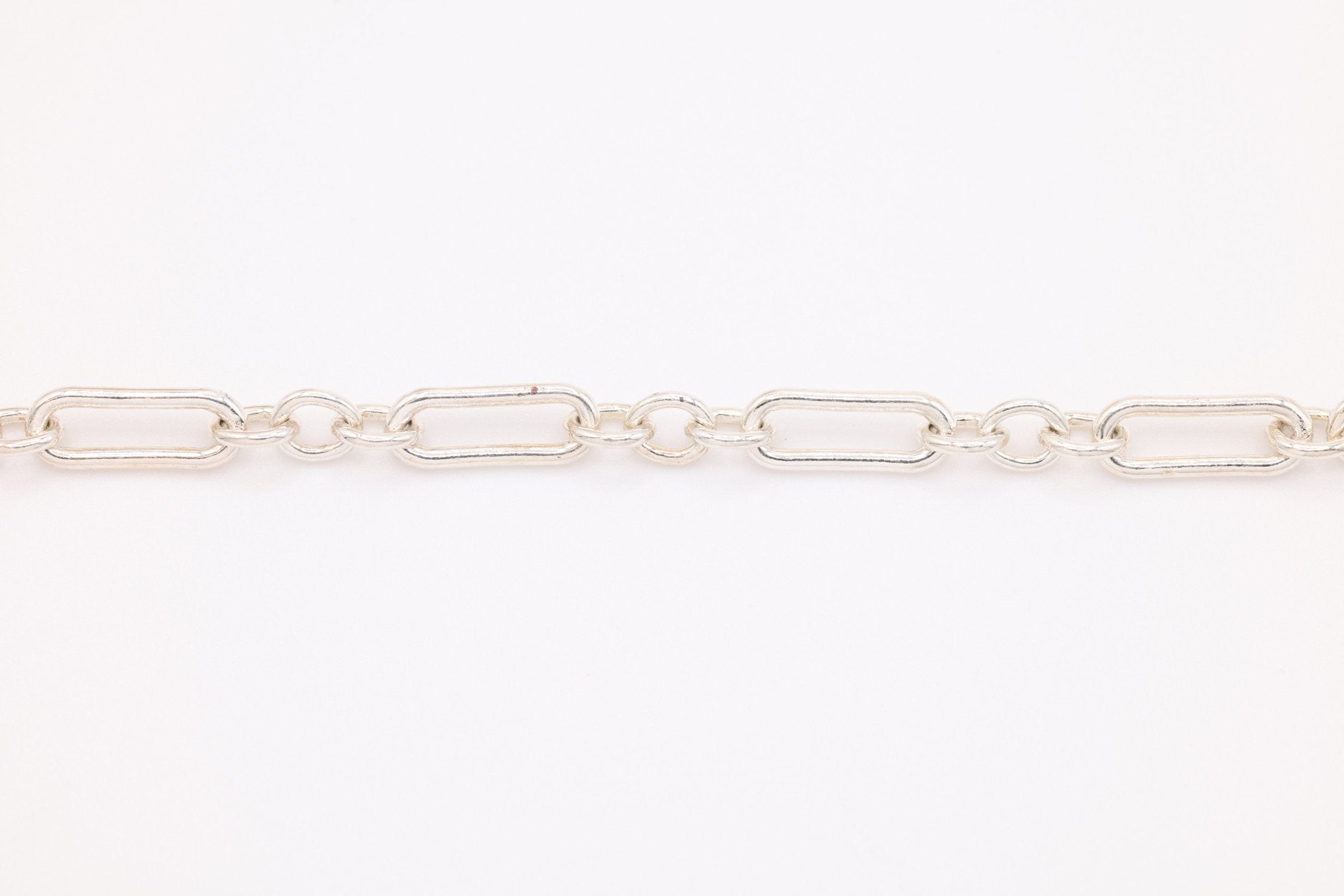 3mm Long & Short Cable Chain, Gold - Filled or Sterling Silver, Bulk Pay Per Foot Uncut Spools For Jewelers - HarperCrown