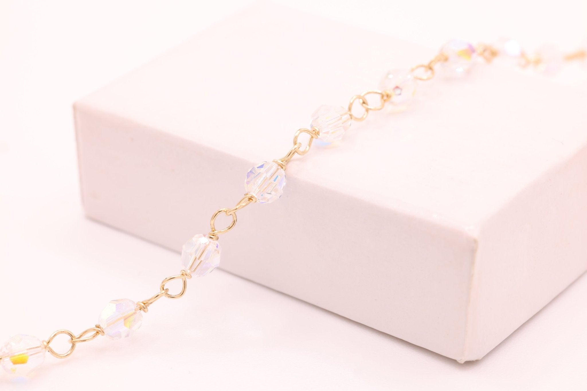 4mm CZ Chain, 14/20 Gold - Filled, Wholesale, Pay Per Foot - HarperCrown