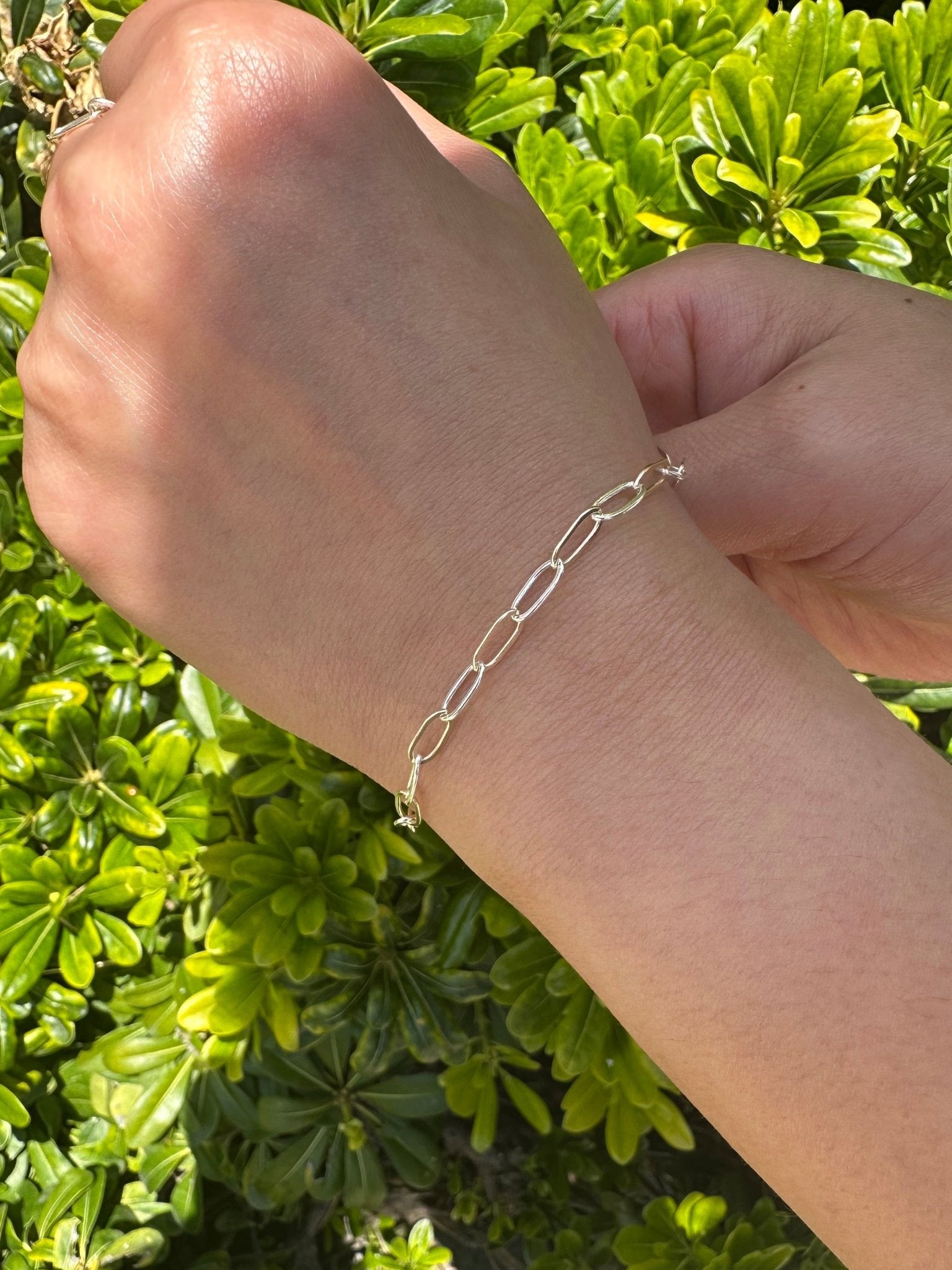 4mm x 9mm Elongated Cable Two Tone Chain, 14/20 Gold - Filled or 925 Sterling Silver, Wholesale, Pay Per Foot, Jewelry Making Chain - HarperCrown
