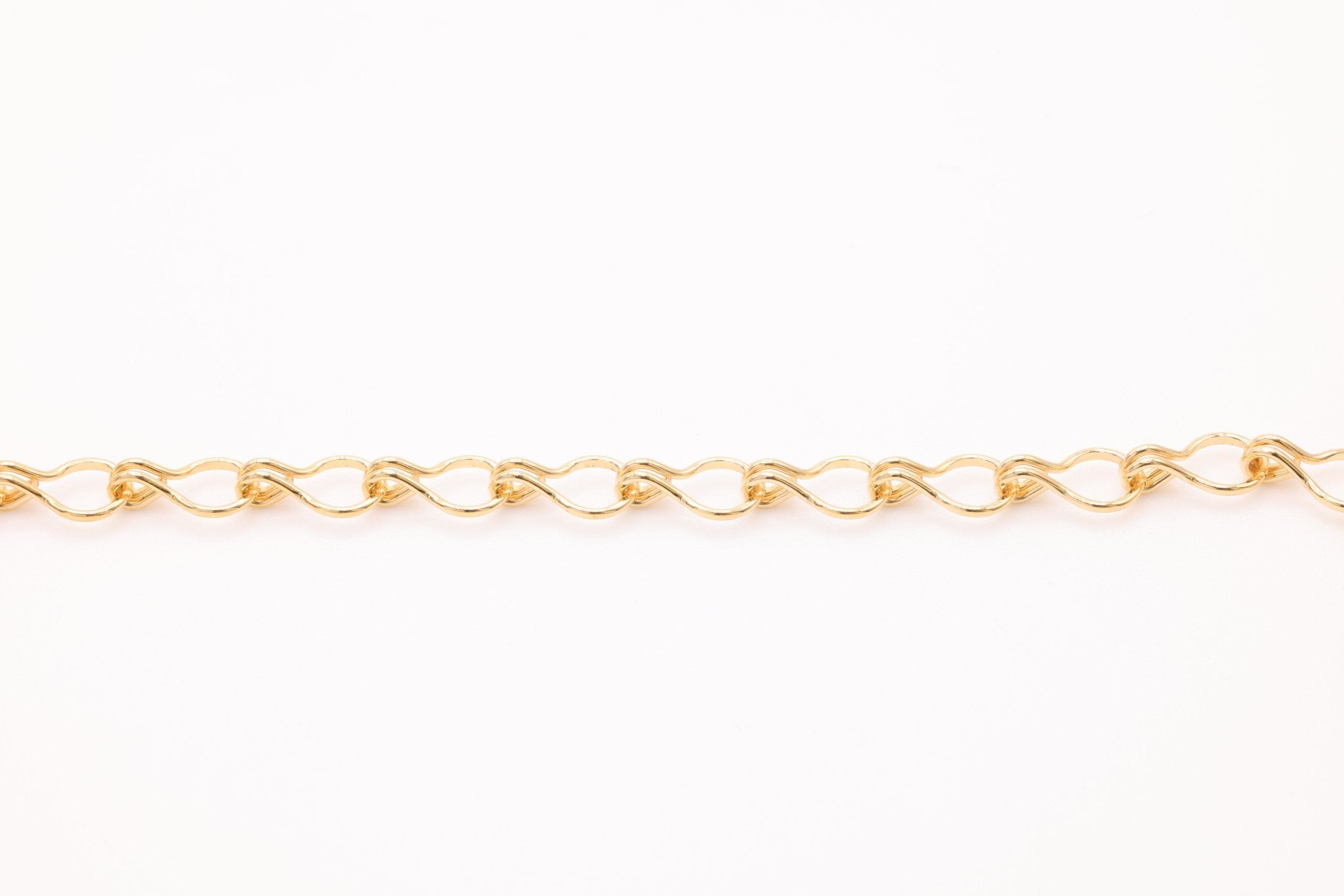 5mm Ladder Chain, 14K Gold-Filled, Pay Per Foot, Jewelry Making Chain - HarperCrown