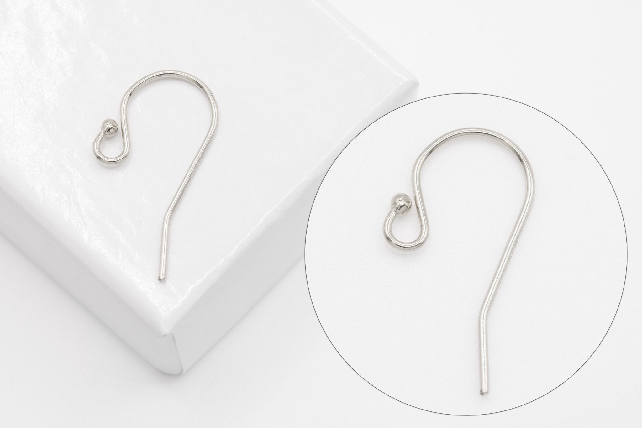 925 Sterling Silver Ear Wire Ball - HarperCrown