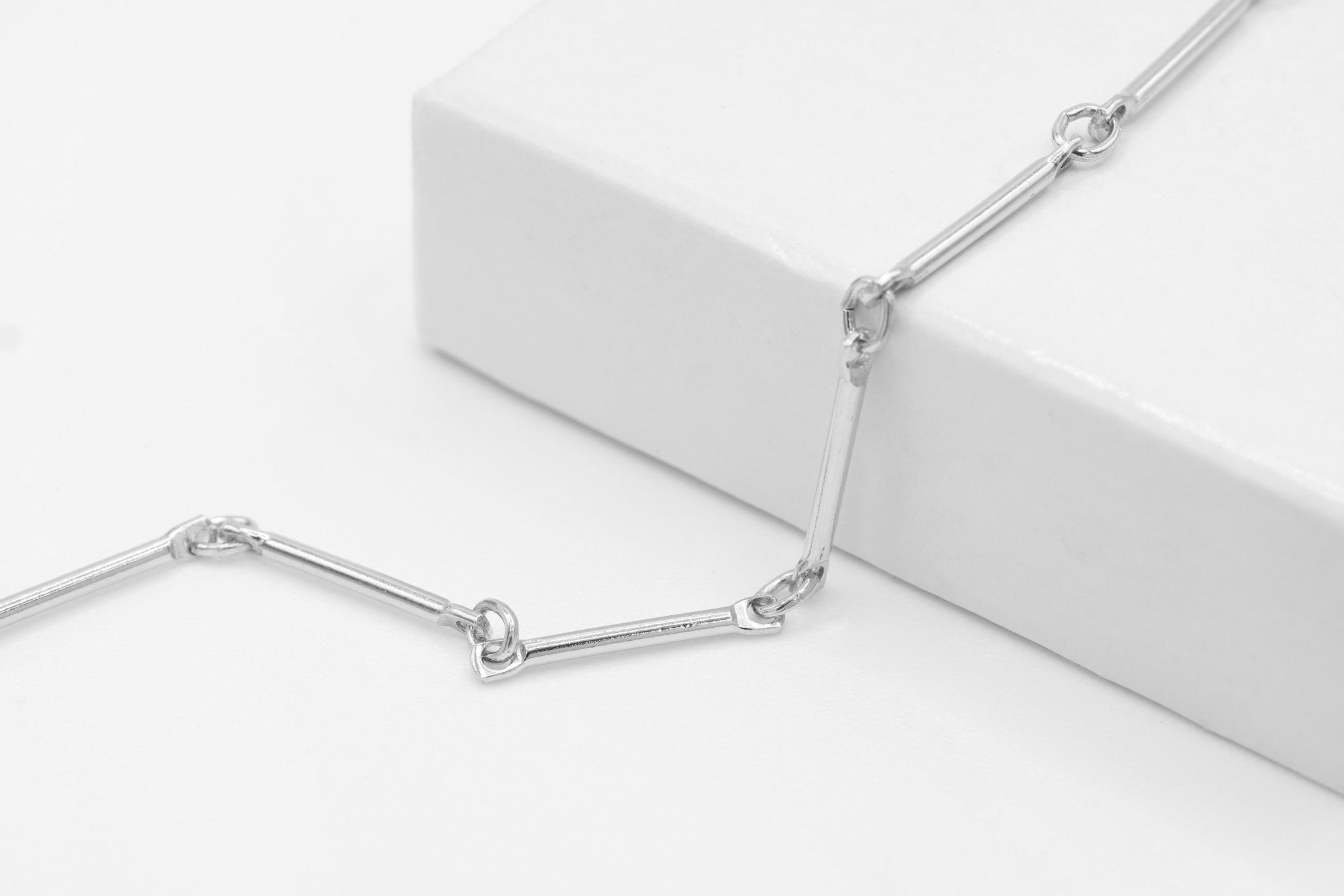 1mm x 12mm Bar Link Chain, 925 Sterling Silver, Wholesale, Pay Per Foot, Jewelry Making Chain