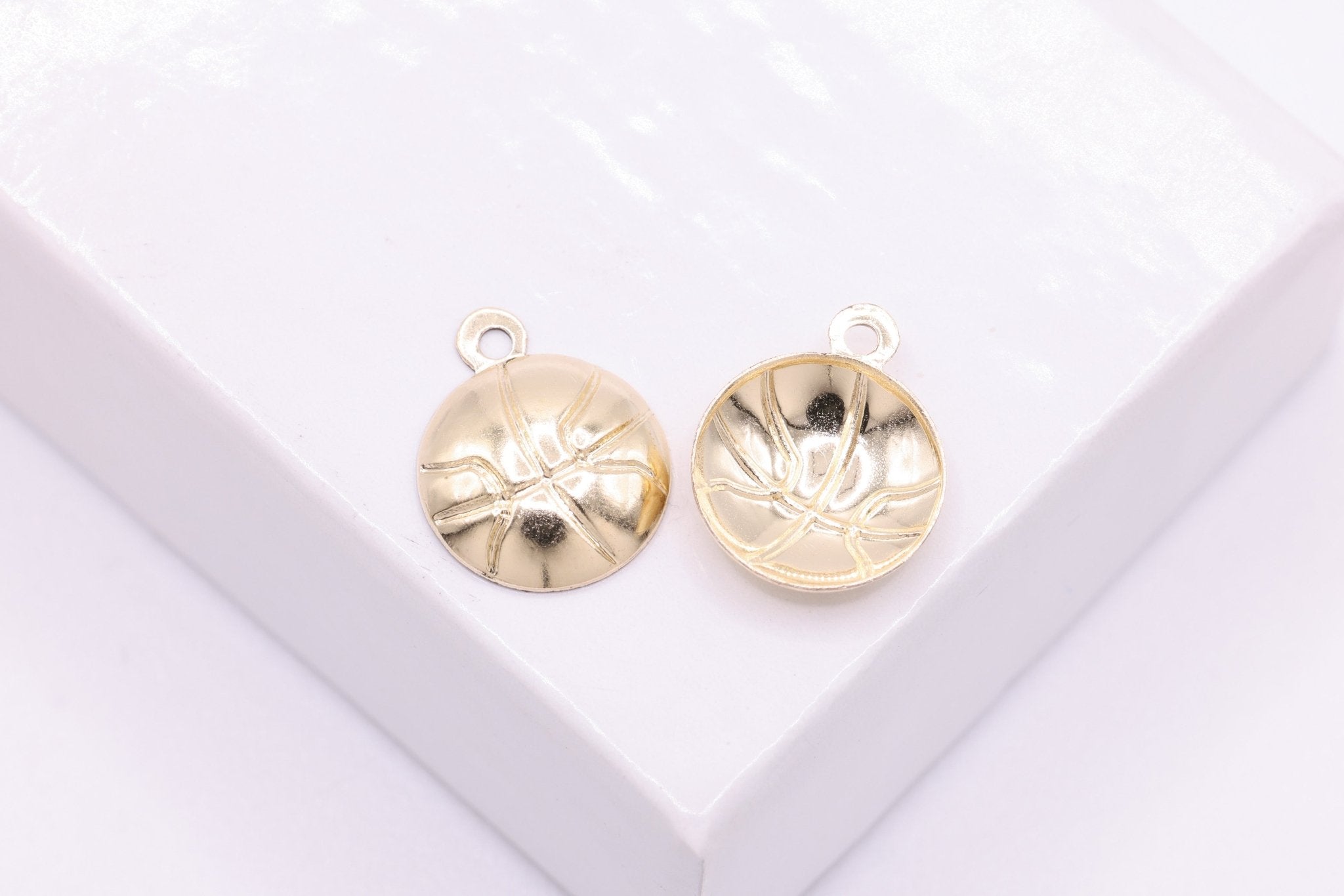 Basketball Charm, Wholesale, 14/20 Gold - Filled, 8mm, Jewelry Making Charm - HarperCrown