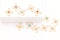 Flower Link, Topaz Orange CZ Gold-Filled Wholesale Drop Charm, November Birthstone, Connector Charm - HarperCrown