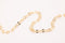 Gold-Filled 14/20 Dapped Chain, 3mm x 2.5mm, Flat Oval Chain, Uncut per Foot, Jewelry Making Chain - HarperCrown