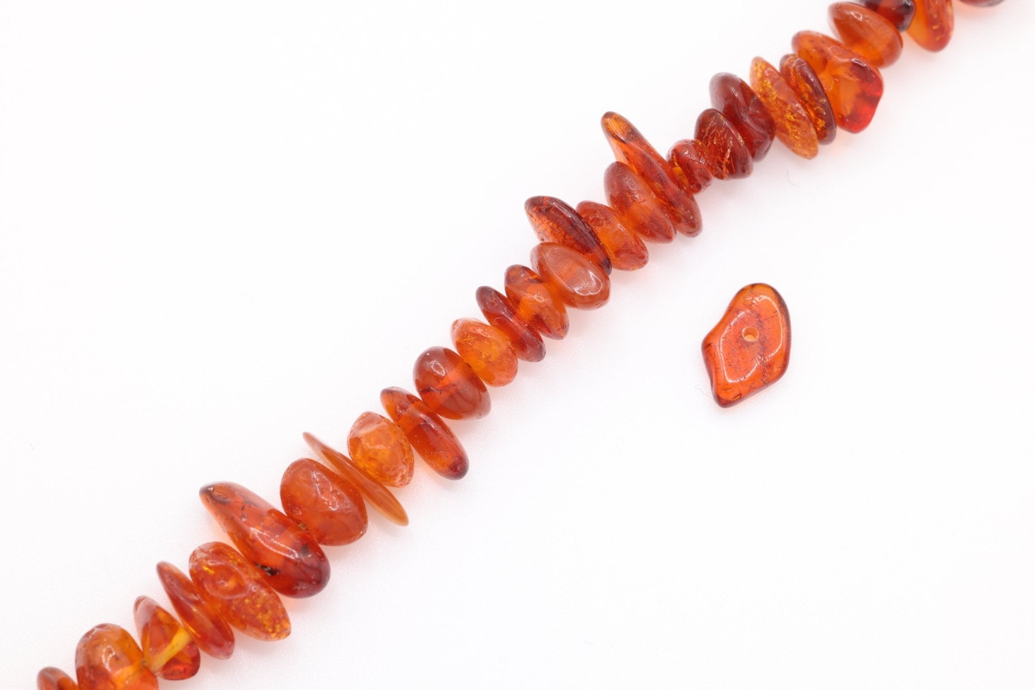 January Stone Connector Charm, Wholesale, 14/20 Gold - Filled, Amber Birthstone Gemstone Beads, Permanent Jewelry - HarperCrown