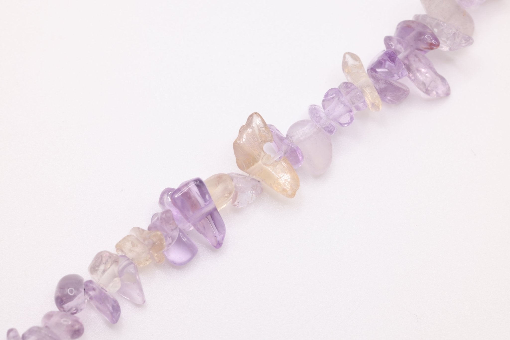 June Stone Connector Charm, Wholesale, 14/20 Gold - Filled, Ametrine Birthstone Gemstone Beads, Permanent Jewelry - HarperCrown
