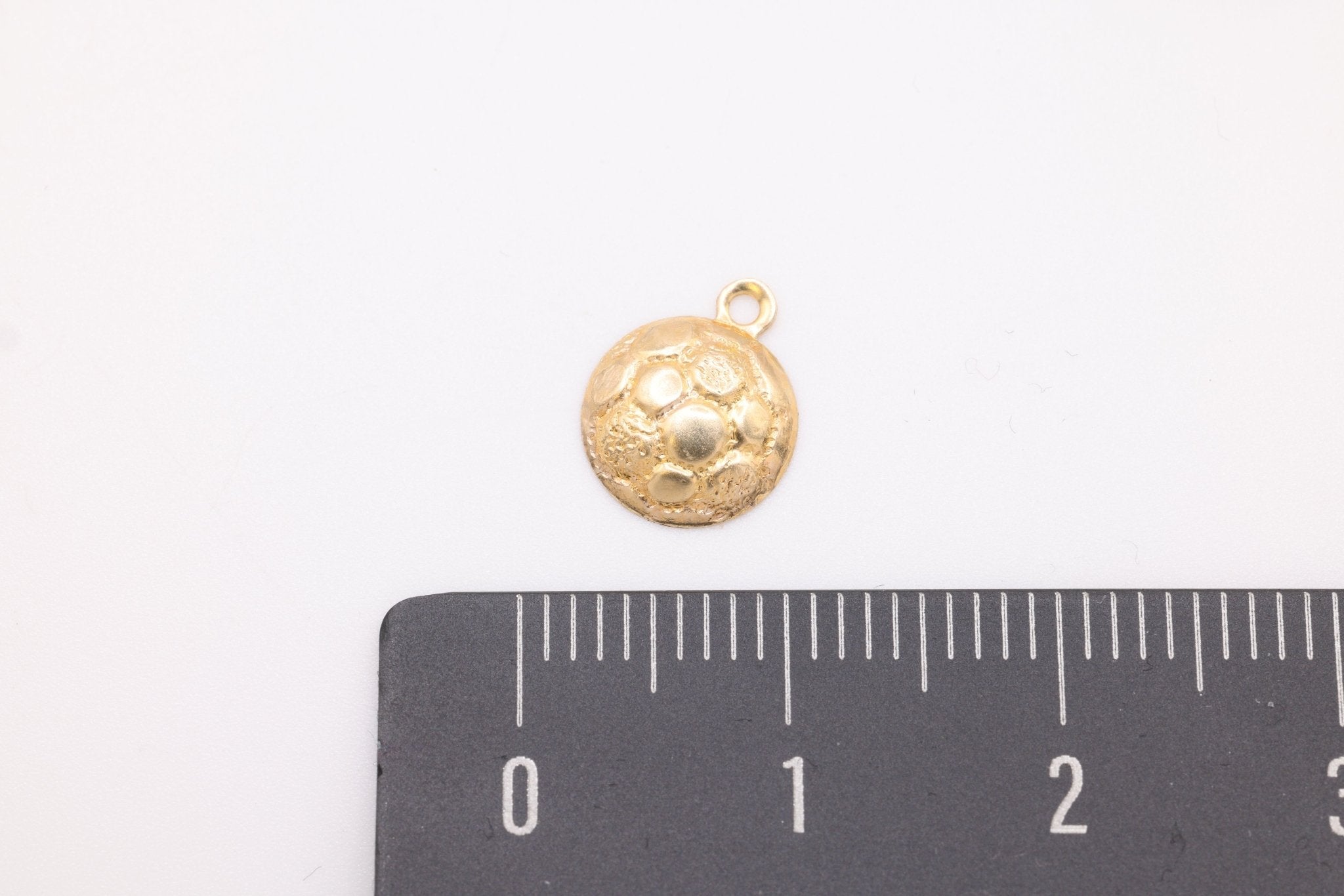 Soccer Ball Charm, 14/20 Gold - Filled, 7mm, Bulk DIY Wholesale Jewelry Making Charm - HarperCrown