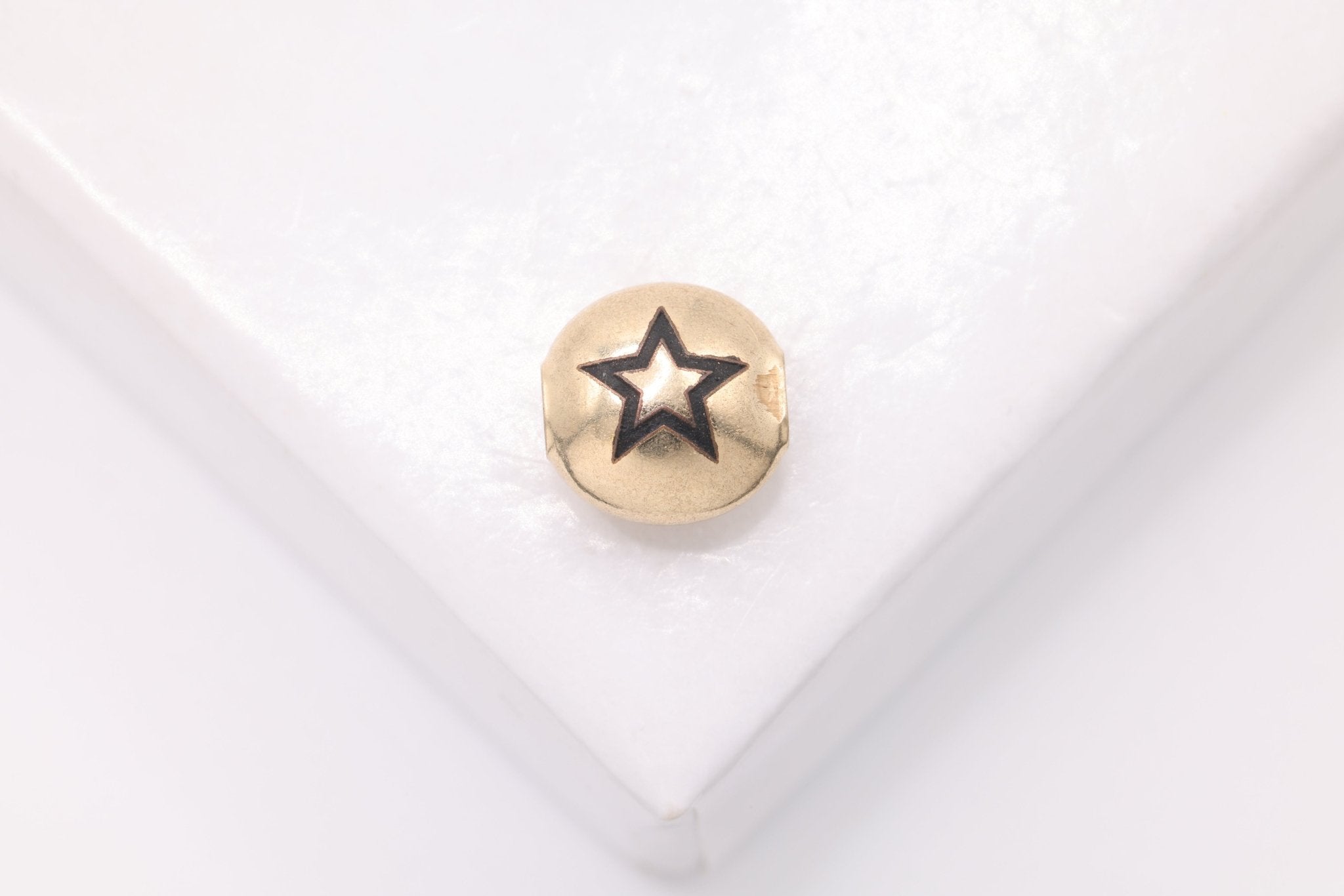 Star Bead Charm, 14/20 Gold - Filled, 7mm - HarperCrown