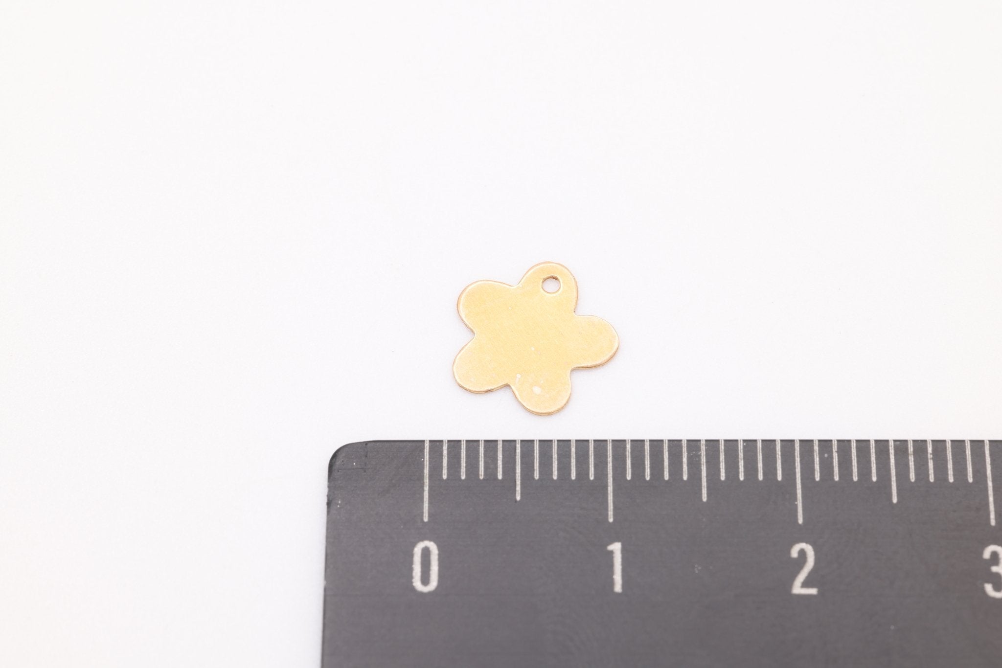 Star Blank Charm, Gold - Filled, 9mm x 9mm, Stamping and Engravable Star Charm, Bulk DIY Wholesale Jewelry Making Charm - HarperCrown