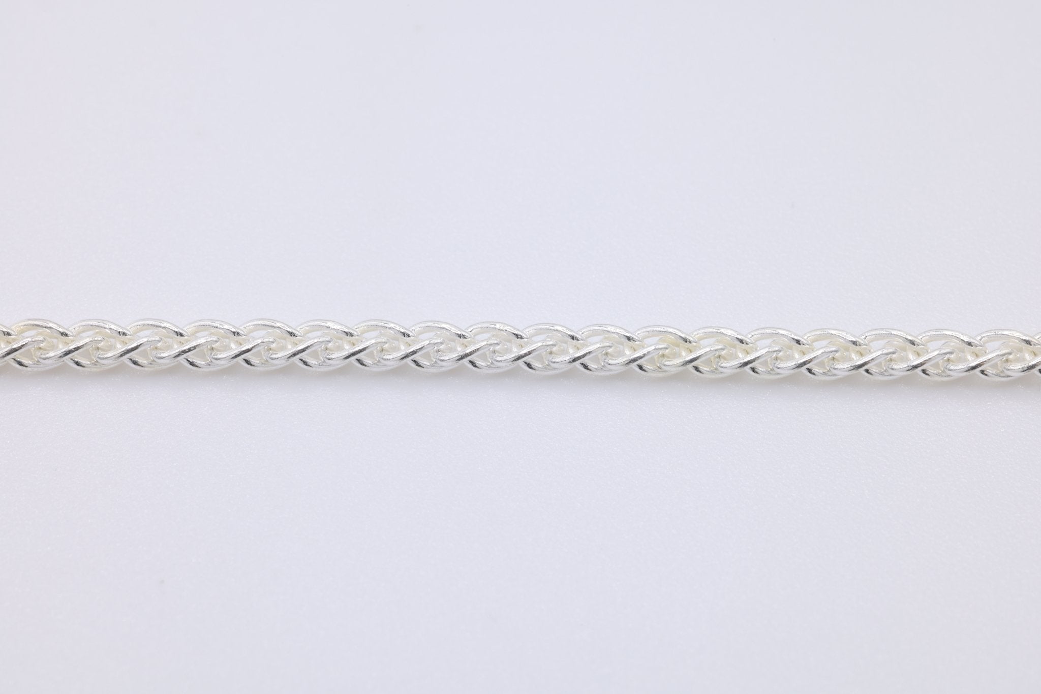 Sterling Silver 1.8 mm Wheat Chain, Wholesale Jewelry Making Wheat Chain - HarperCrown