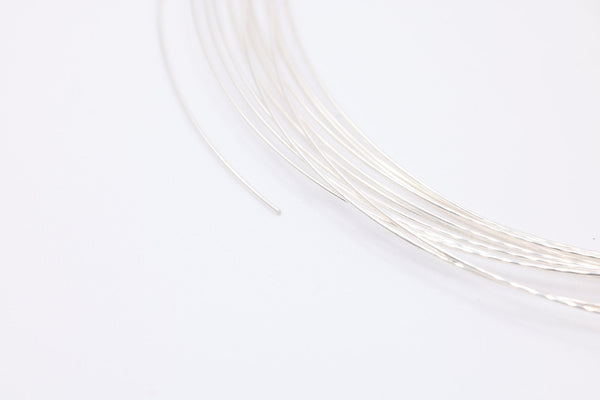 Sterling Silver Wire, 16 Gauge 1.27mm, Silver Wire, Half Hard Jewelry Wire - HarperCrown