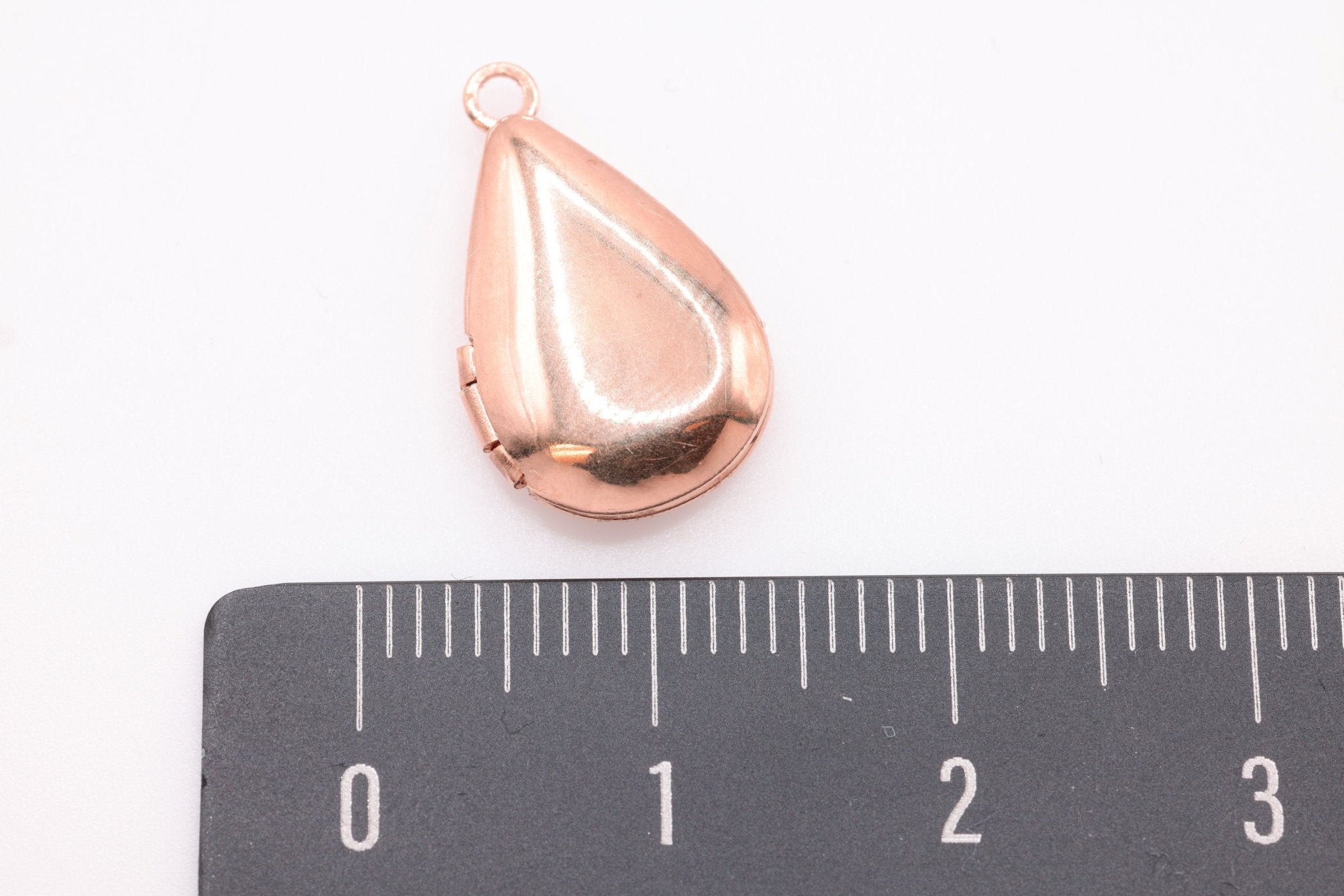 Tear Drop Photo Locket Pendant Charm, Wholesale, 14/20 Gold - Filled, 15mm x 10mm, DIY Jewelry Supplies - HarperCrown