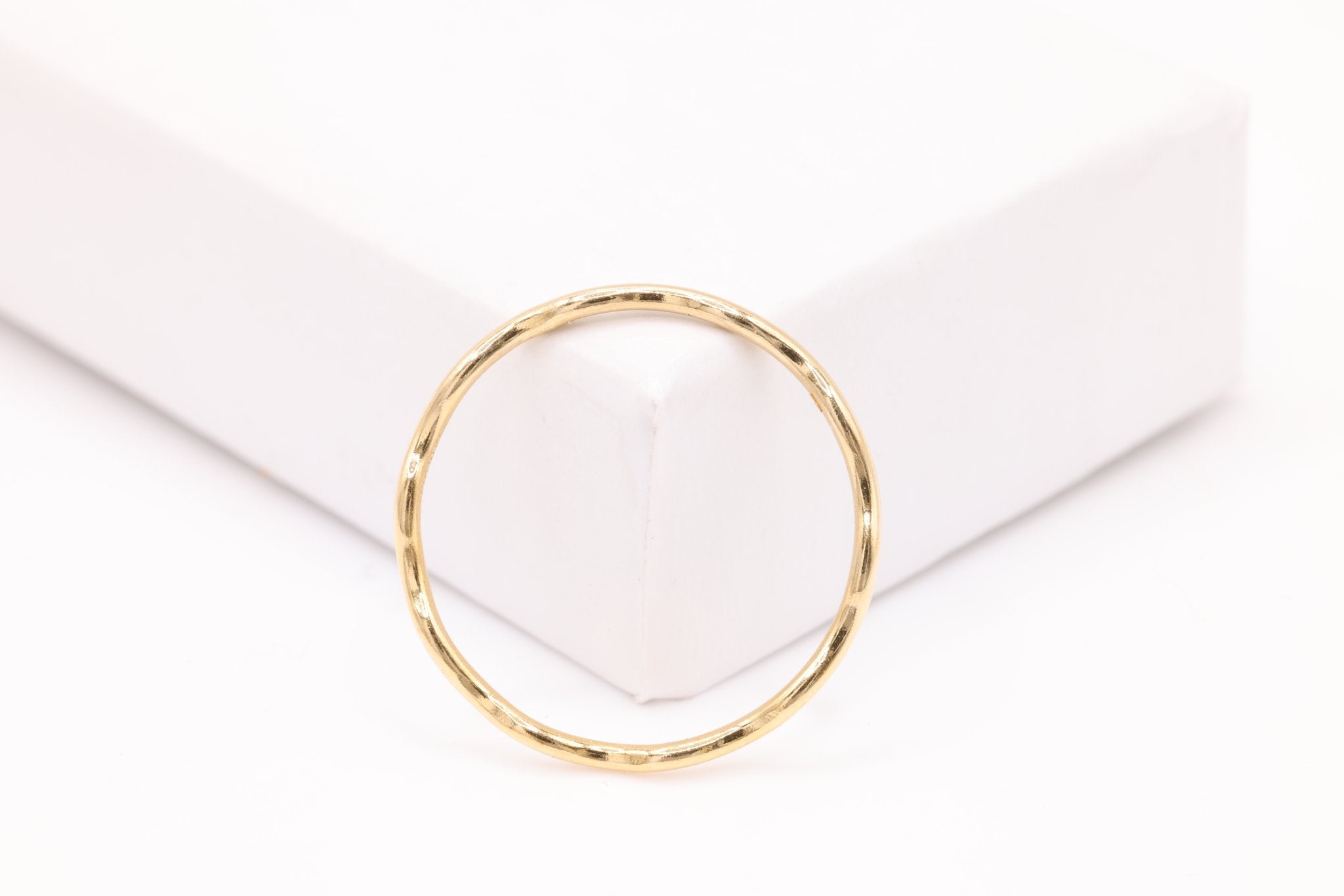 Wavy Ring, 14K Gold - Filled, Dainty Stacking Wavy Ring, Wholesale Bulk DIY Jewelry Making Charms - HarperCrown