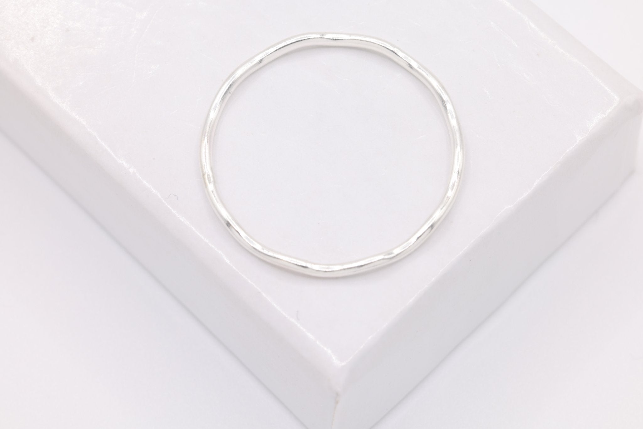 Wavy Ring, 925 Sterling Silver, Dainty Stacking Wavy Ring, Wholesale Bulk DIY Jewelry Making Charms - HarperCrown