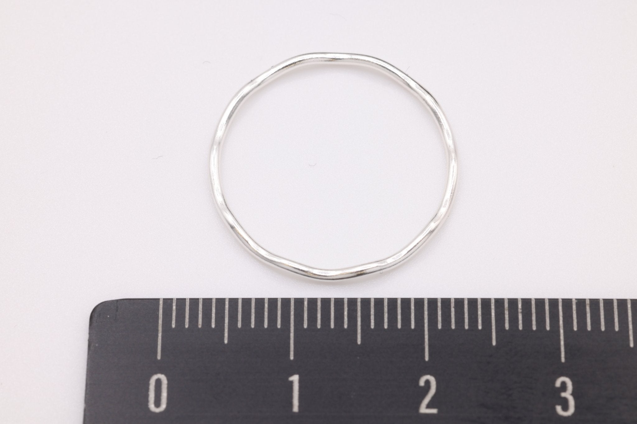 Wavy Ring, 925 Sterling Silver, Dainty Stacking Wavy Ring, Wholesale Bulk DIY Jewelry Making Charms - HarperCrown