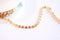 14K Gold Filled 4mm Sequin Disc Chain- Gold Filled Round Disc Circle Chain, Chain by foot, Wholesale BULK DIY Jewelry Findings 1/20 14kt GF - HarperCrown